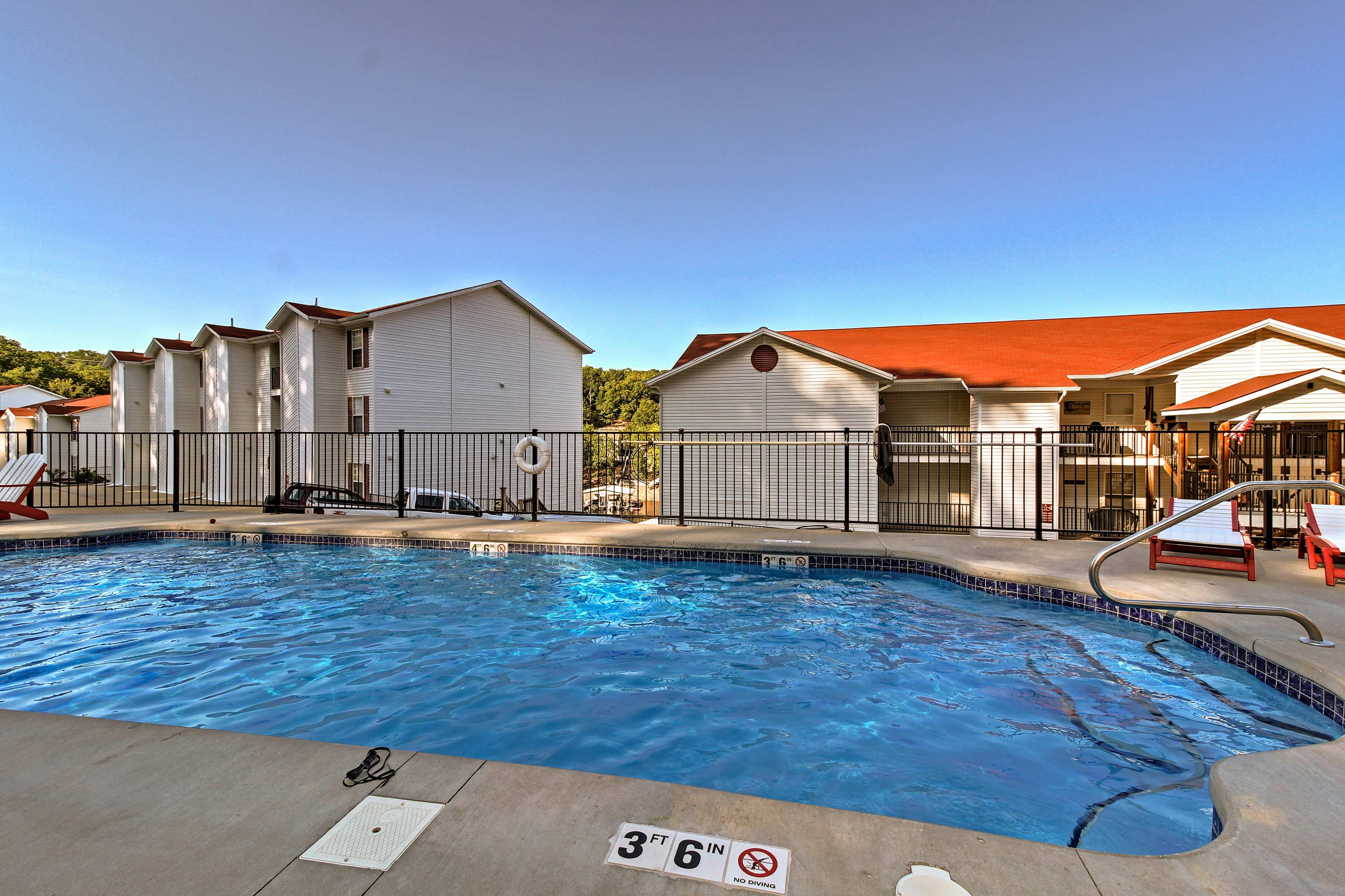 The pool is a great place to spend your time.