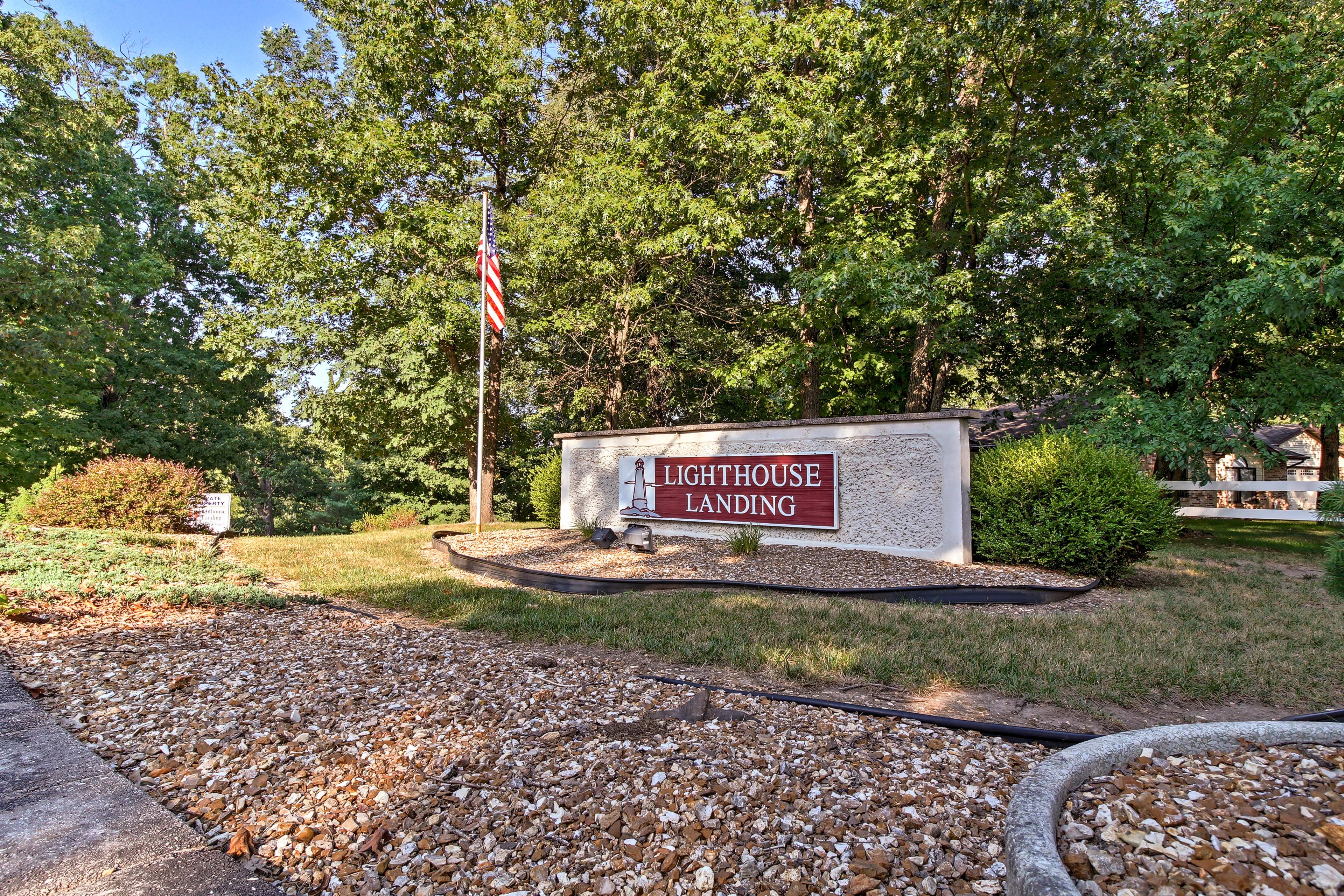 The condo is part of Lighthouse Landing.