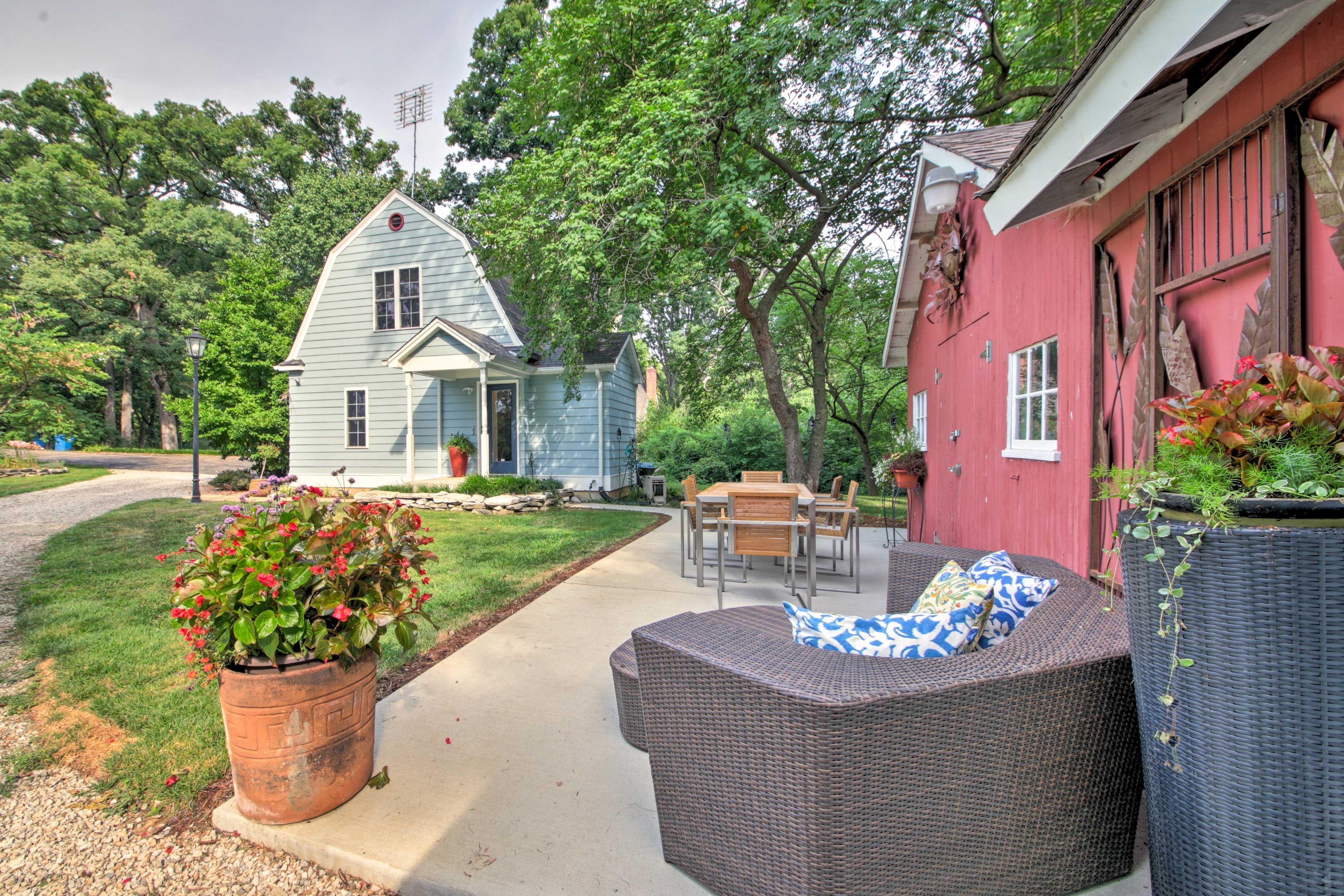 The property is shared with the homeowners.