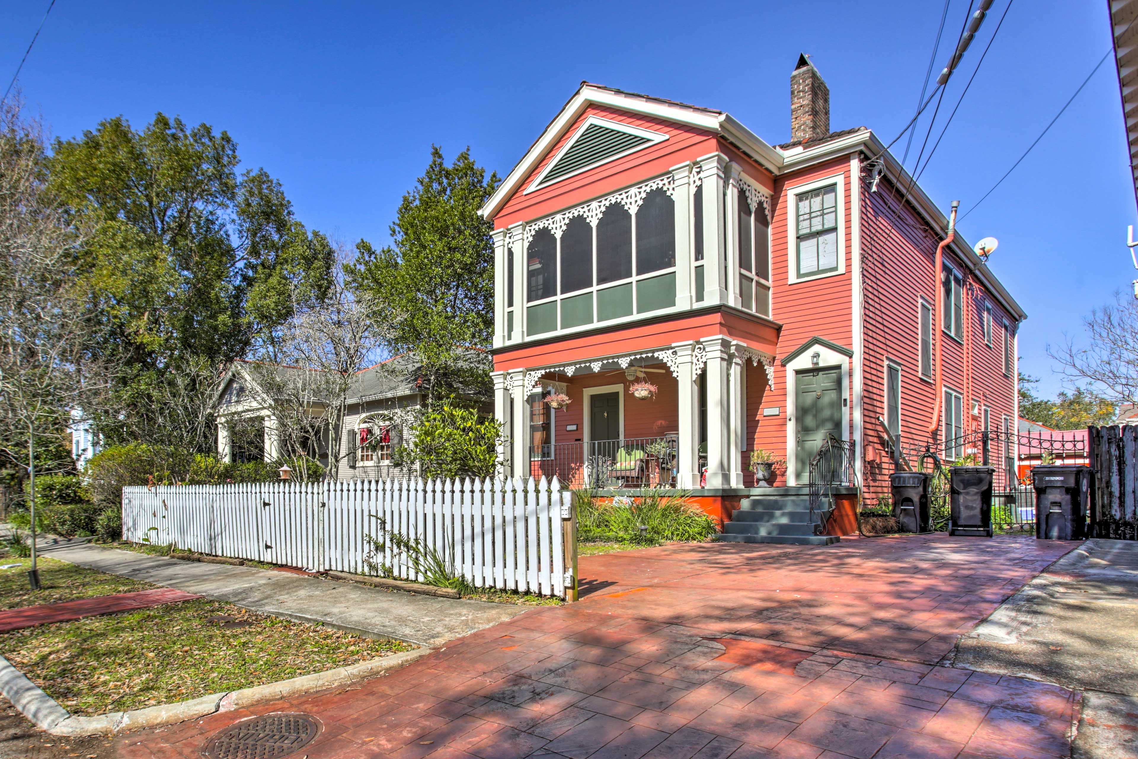 New Orleans Vacation Rental | 3BR | 1BA | 1,500 Sq Ft | Steps to Enter