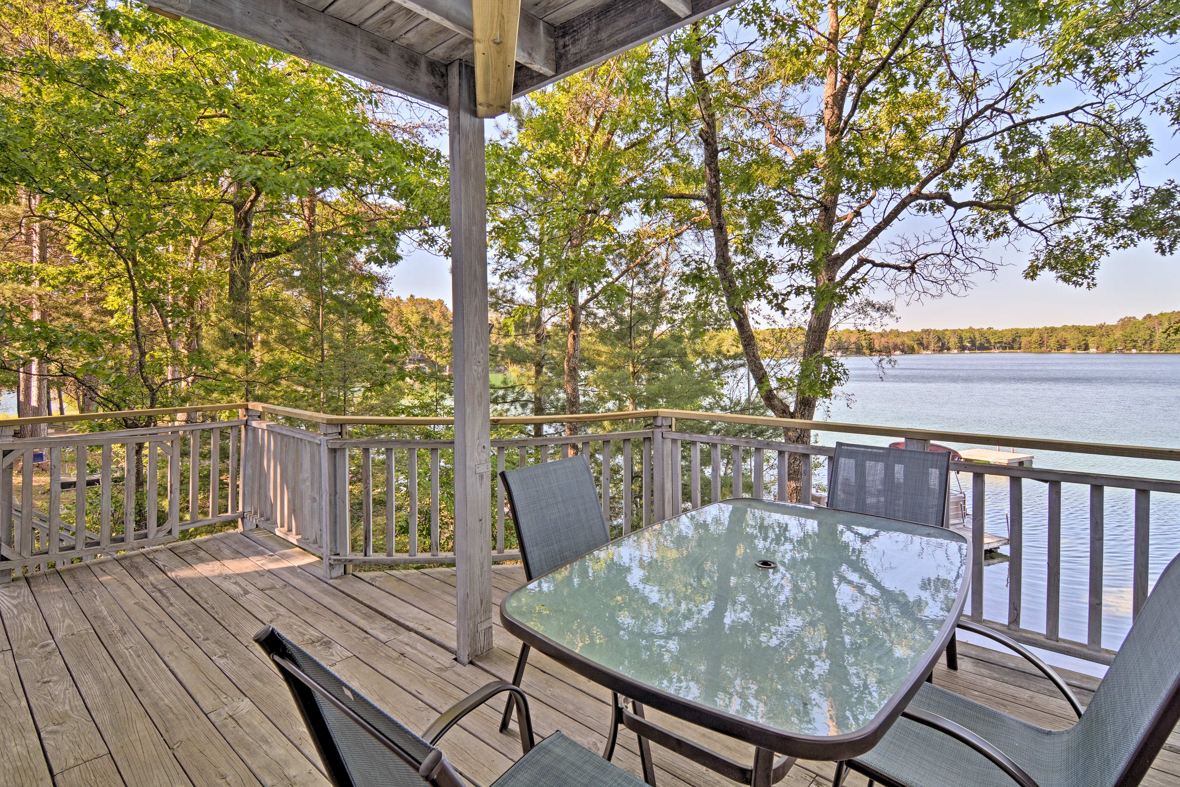 Get some fresh air while you dine outside.