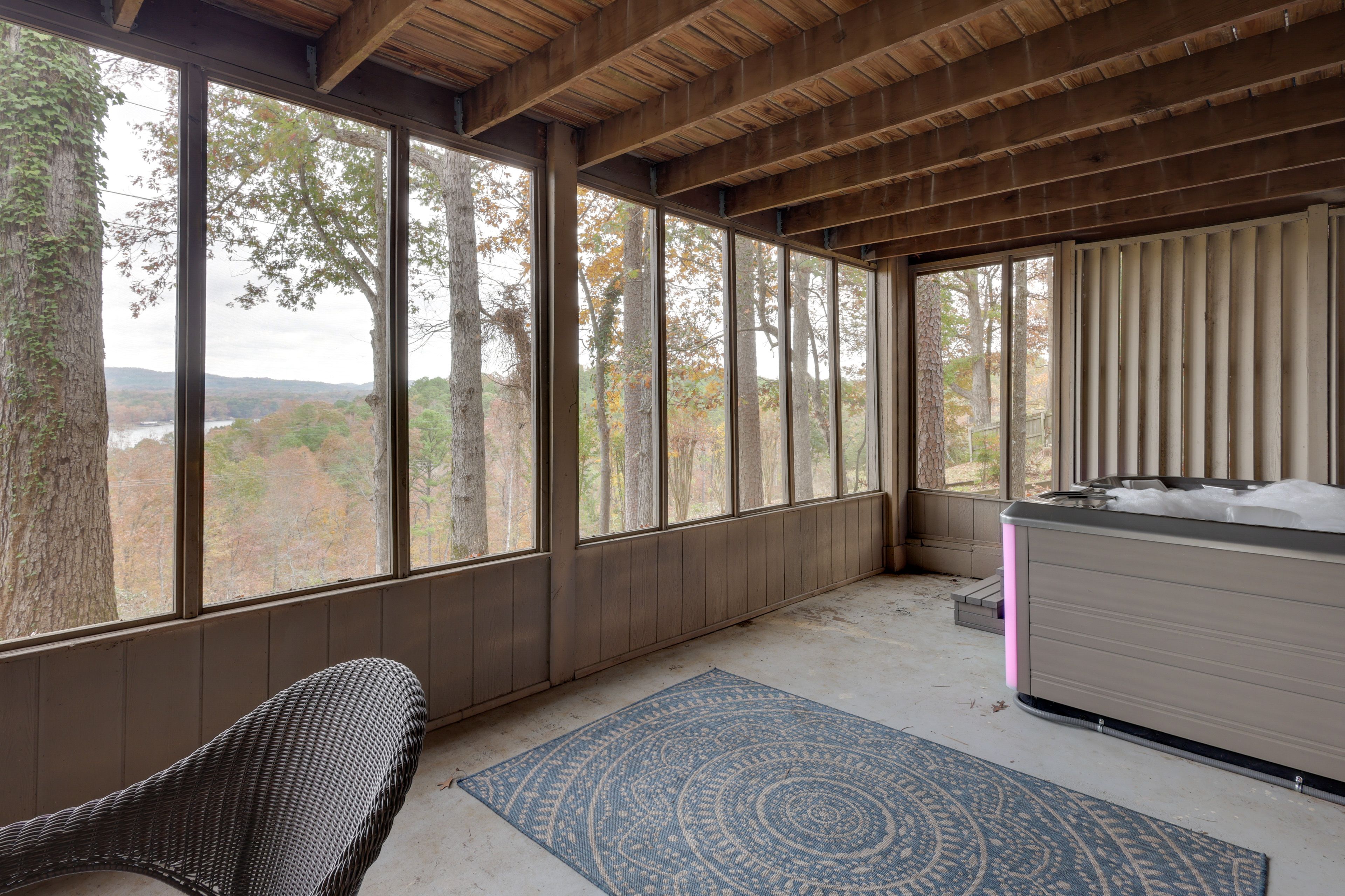 Patio | Seating | Private Hot Tub