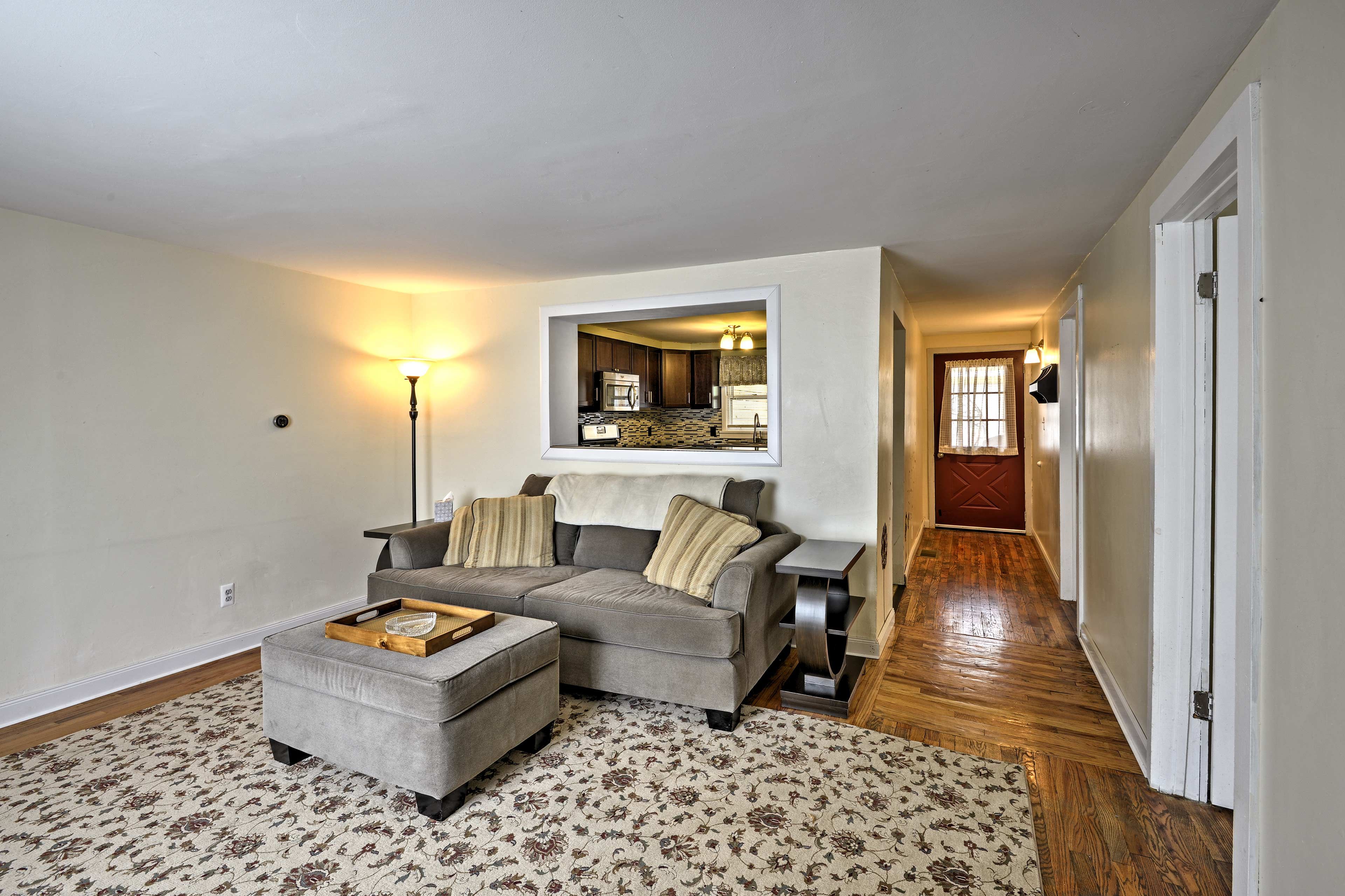This 2-bedroom, 1-bath Binghamton vacation rental home is perfect for 4 guests.