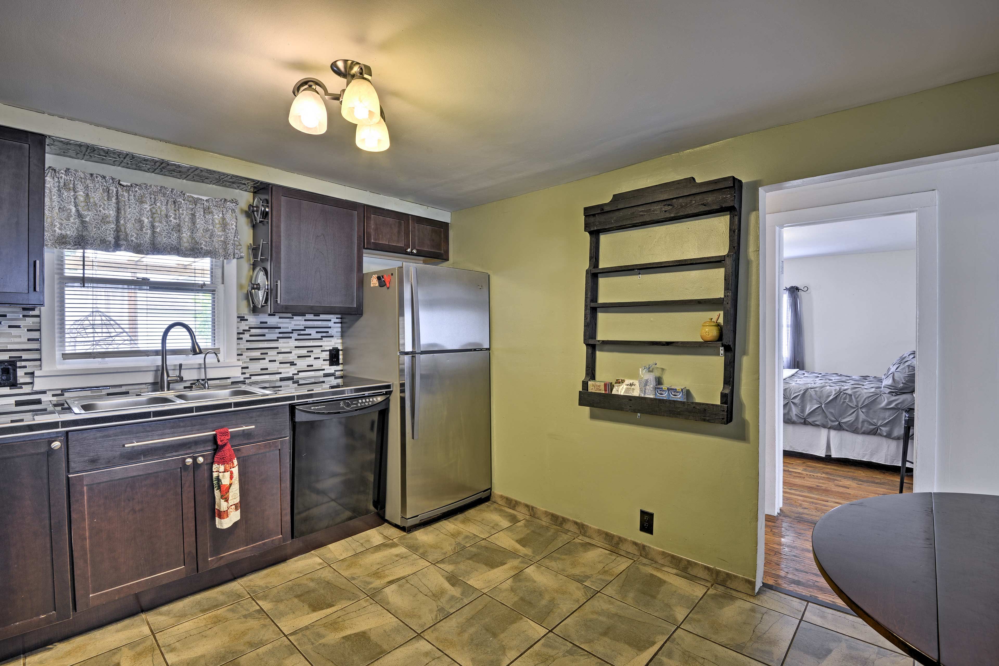 The kitchen offers everything you need to make tasty treats!