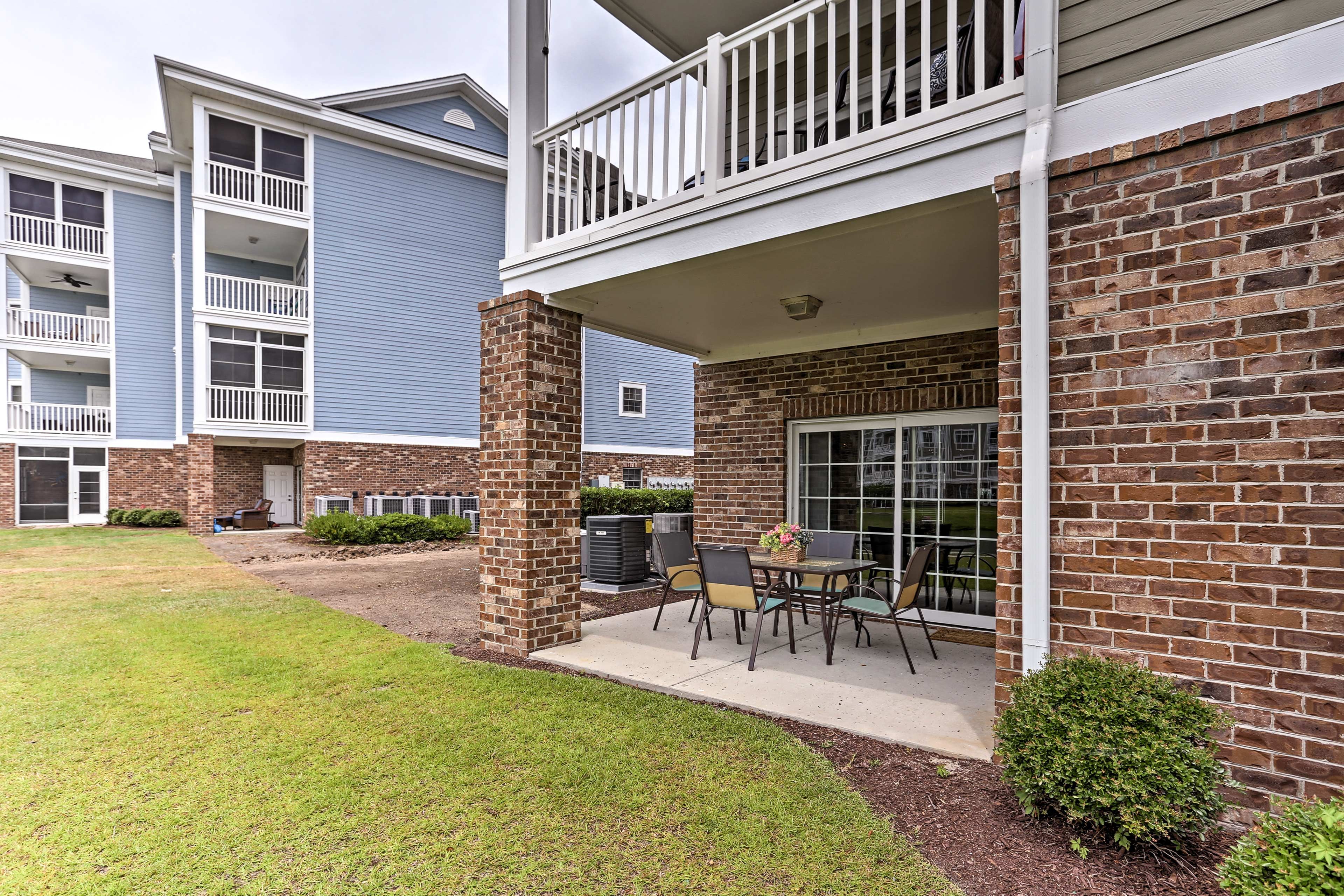 Prepare your favorite drink and unwind in your shaded retreat.