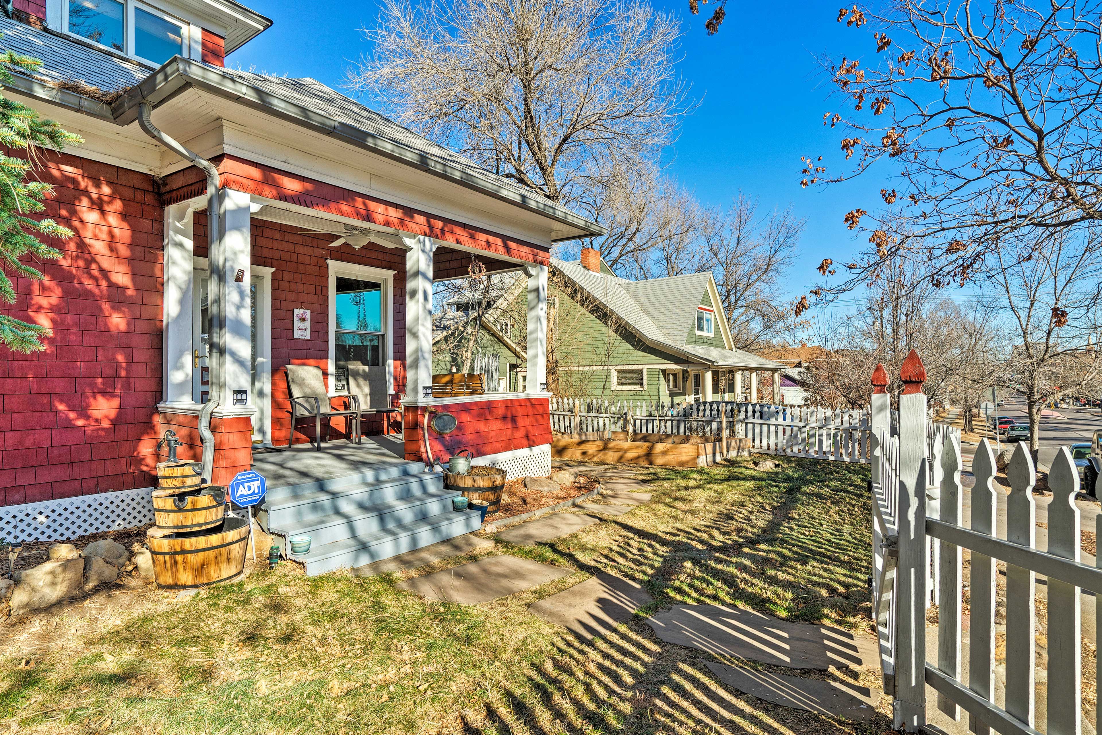 Front Exterior | 2 External Security Cameras | 2-Story House
