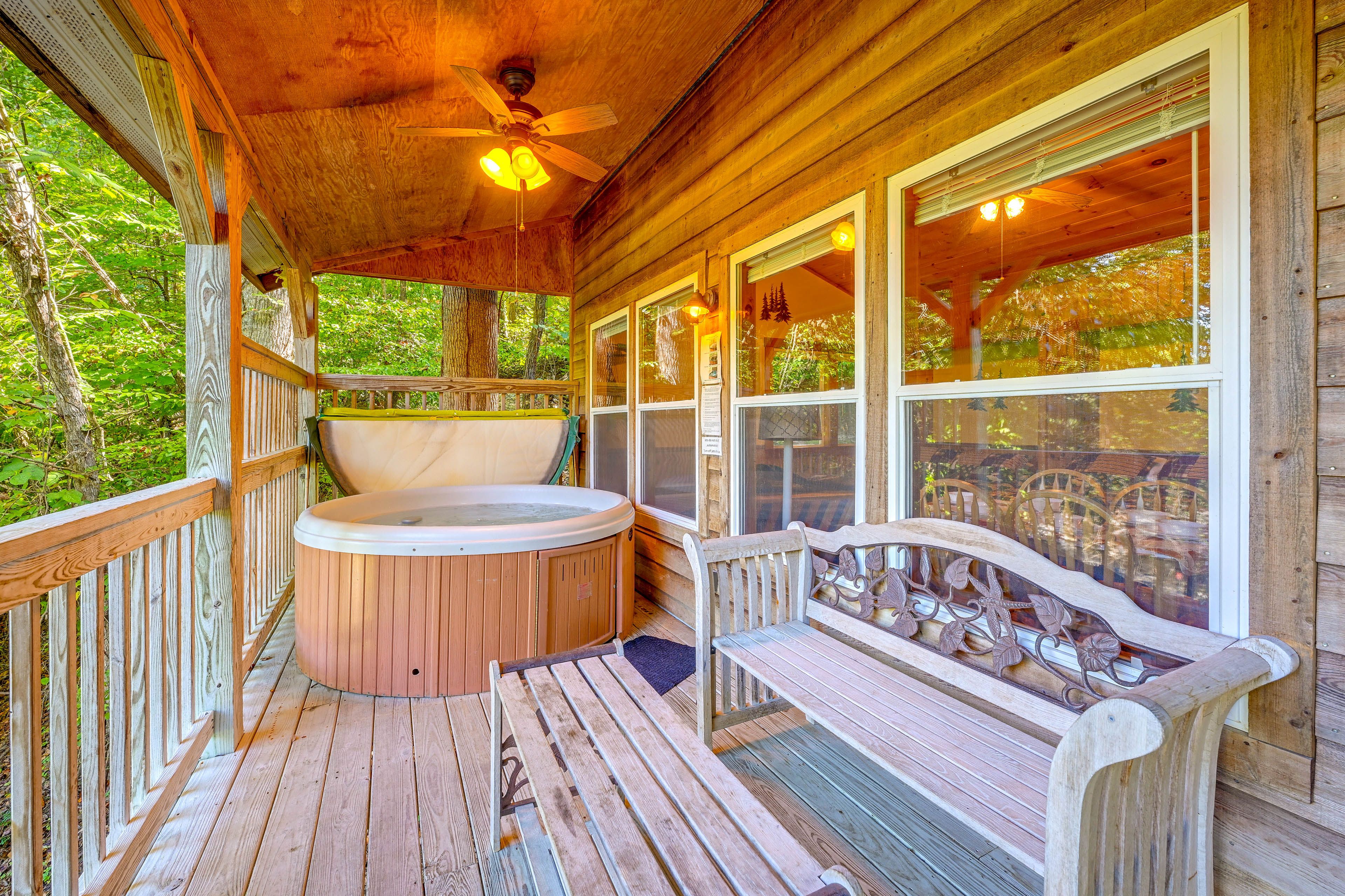 Deck | Private Hot Tub | Mountain Views