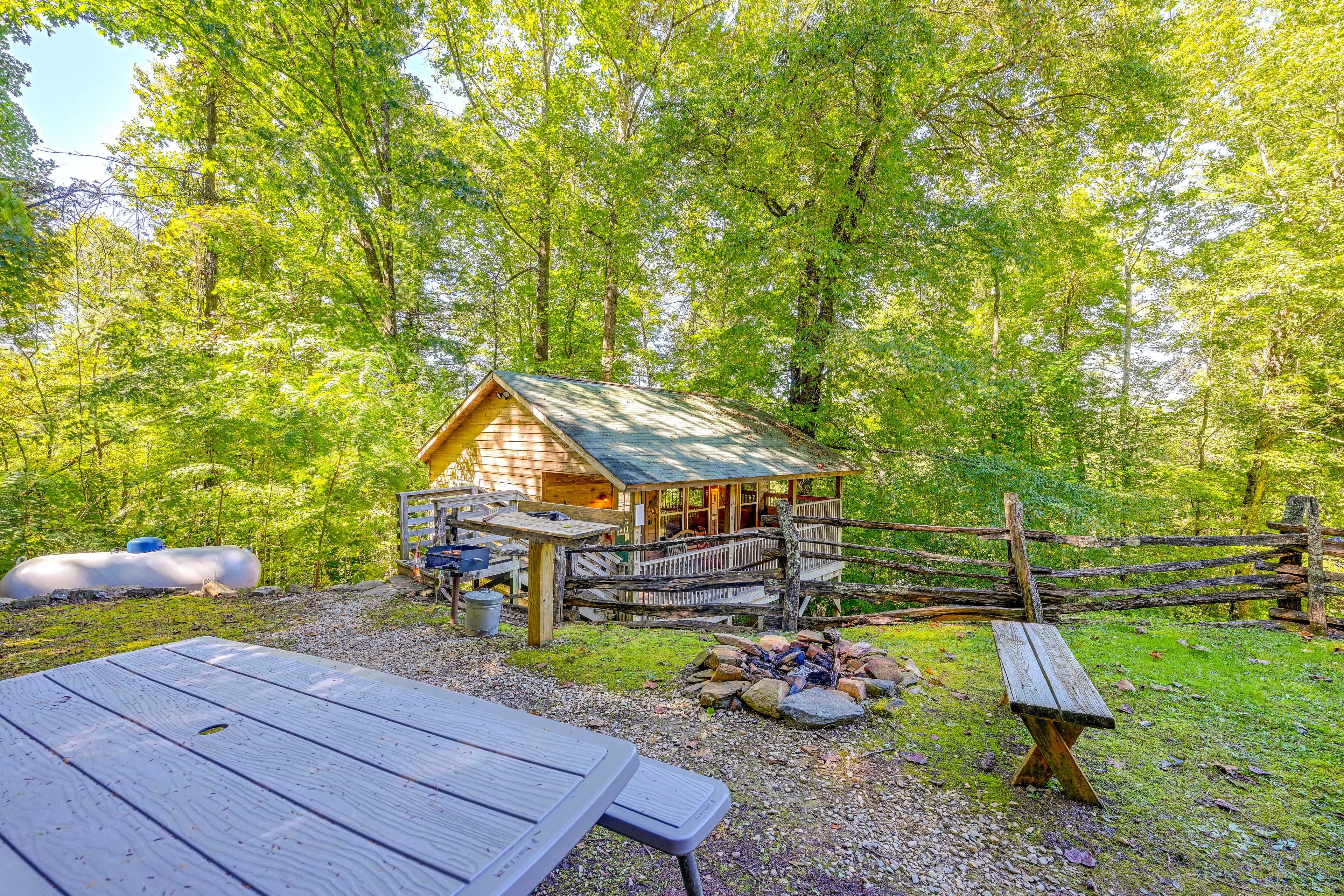 Exterior | Covered Deck | Private Hot Tub
