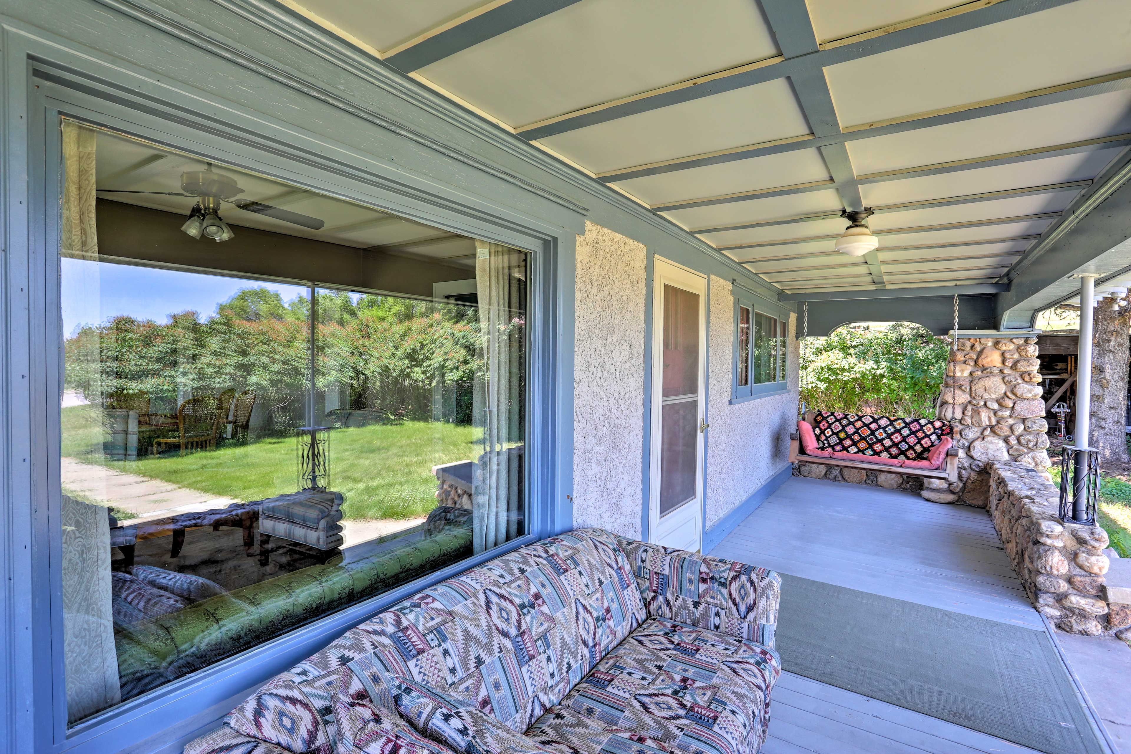 Shared Front Patio