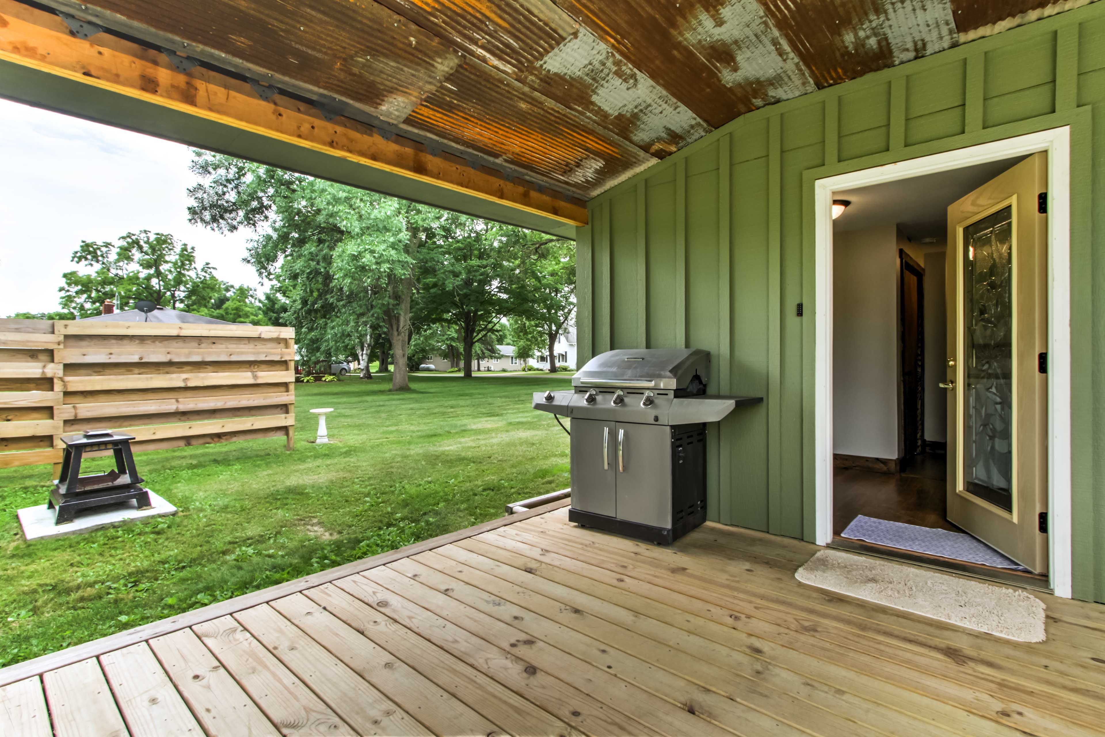 Private Covered Deck