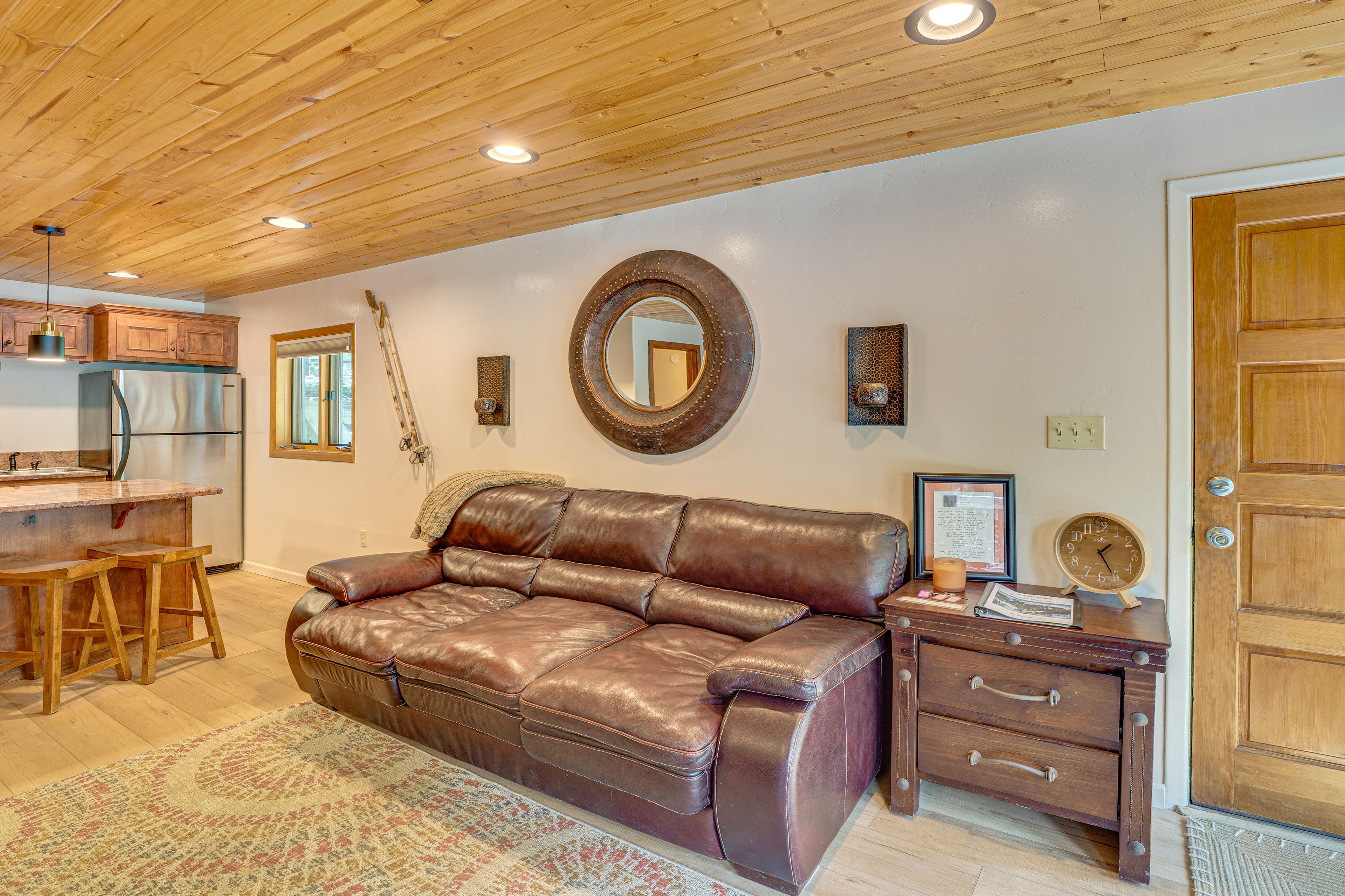 Living Room Area | Queen Sleeper Sofa | Smart TV | Gas Fireplace