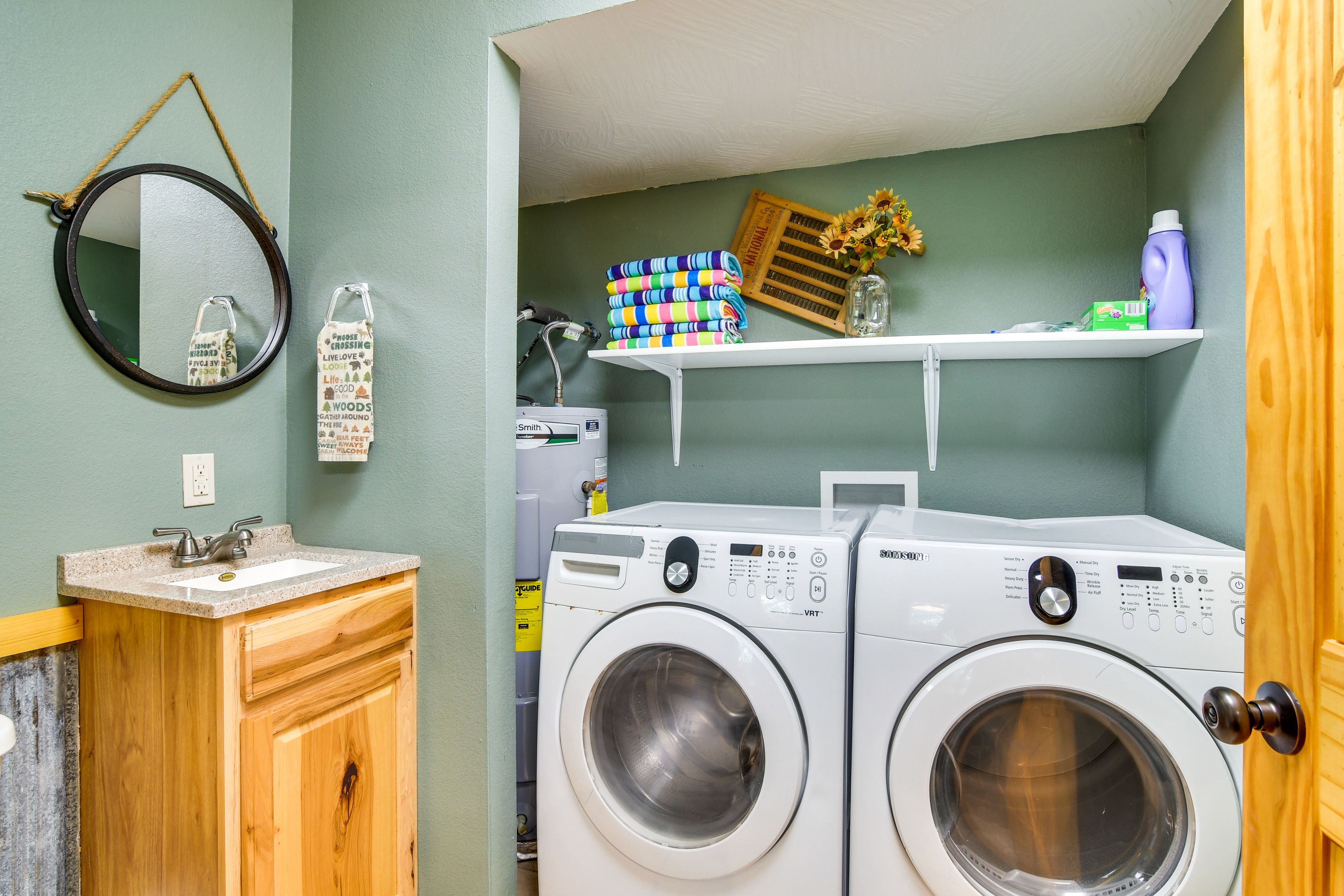 Half Bathroom | In-Unit Laundry Machines