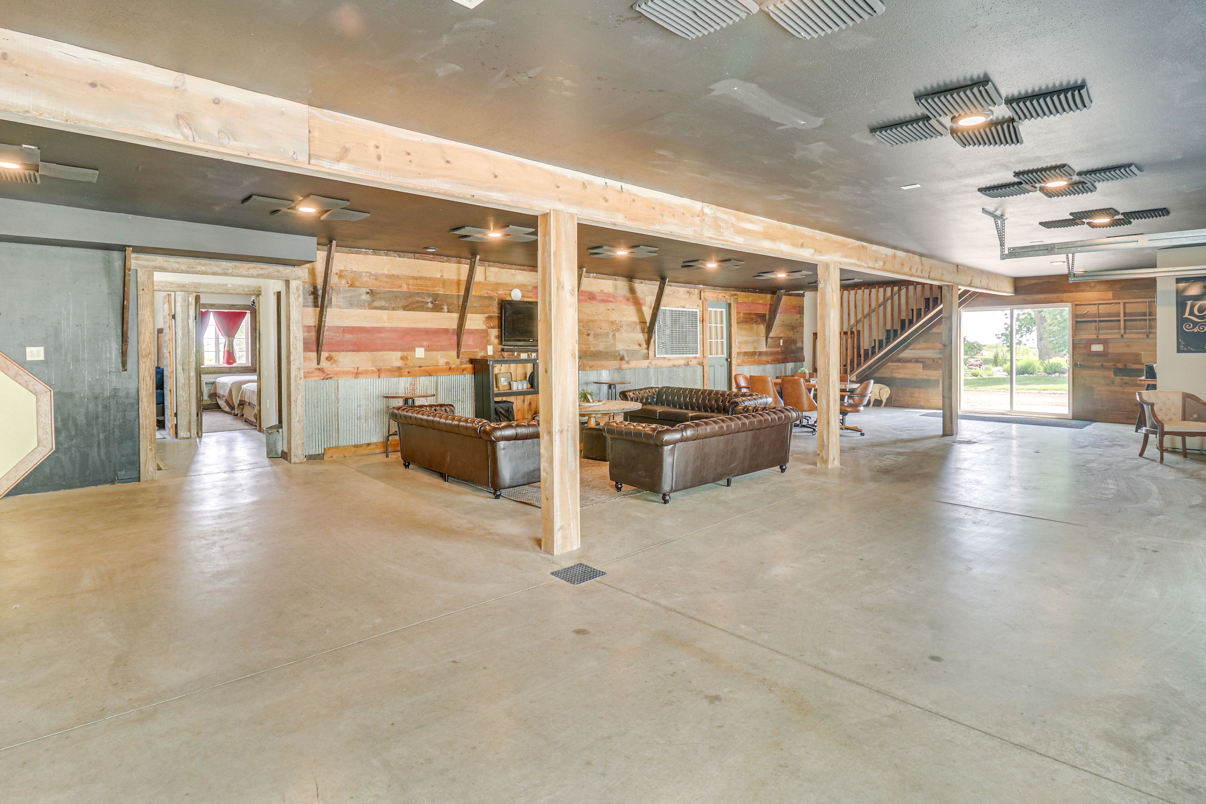 Lower Level Entertainment Space