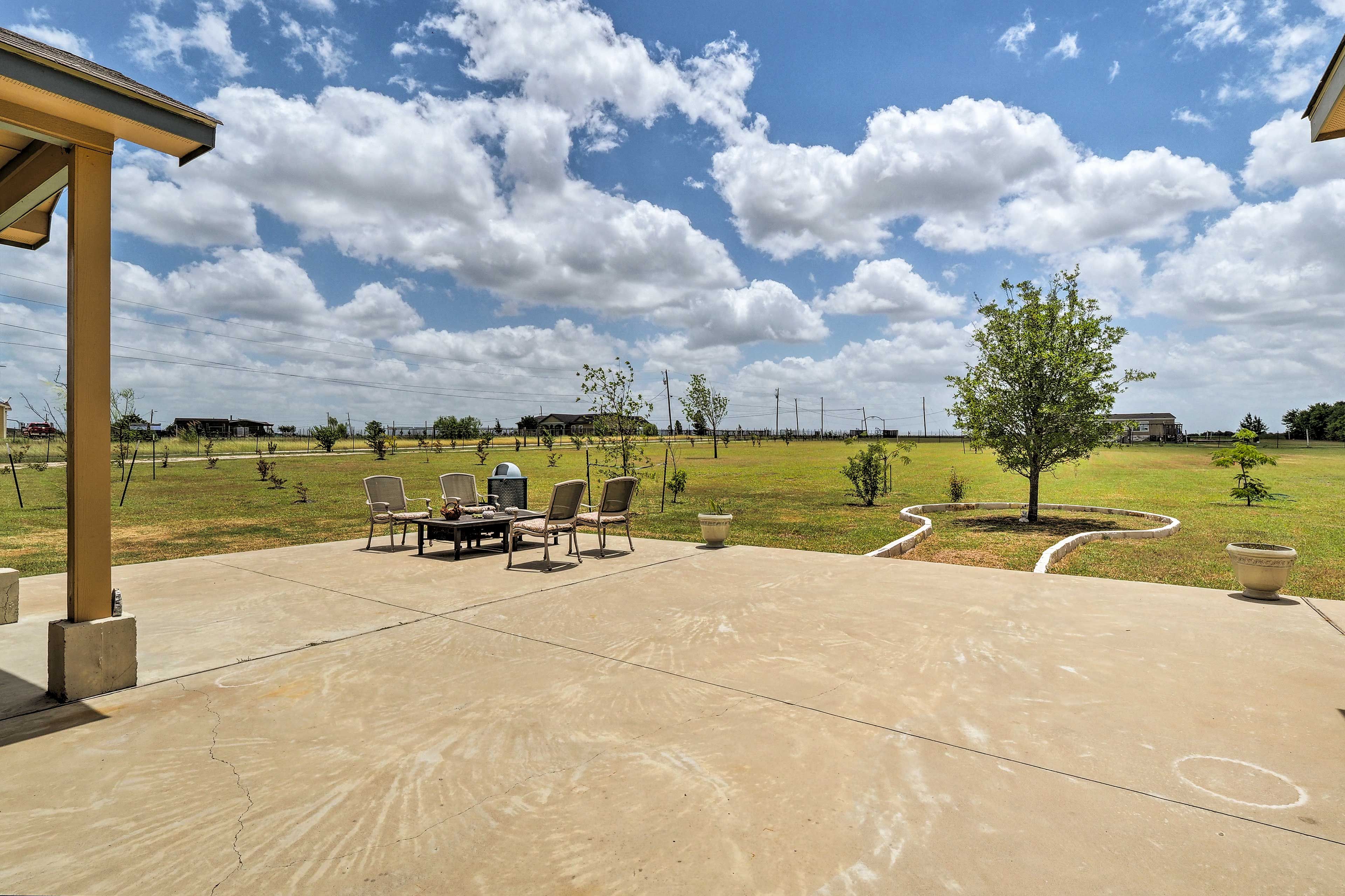 You'll never tire of time spent on this patio!