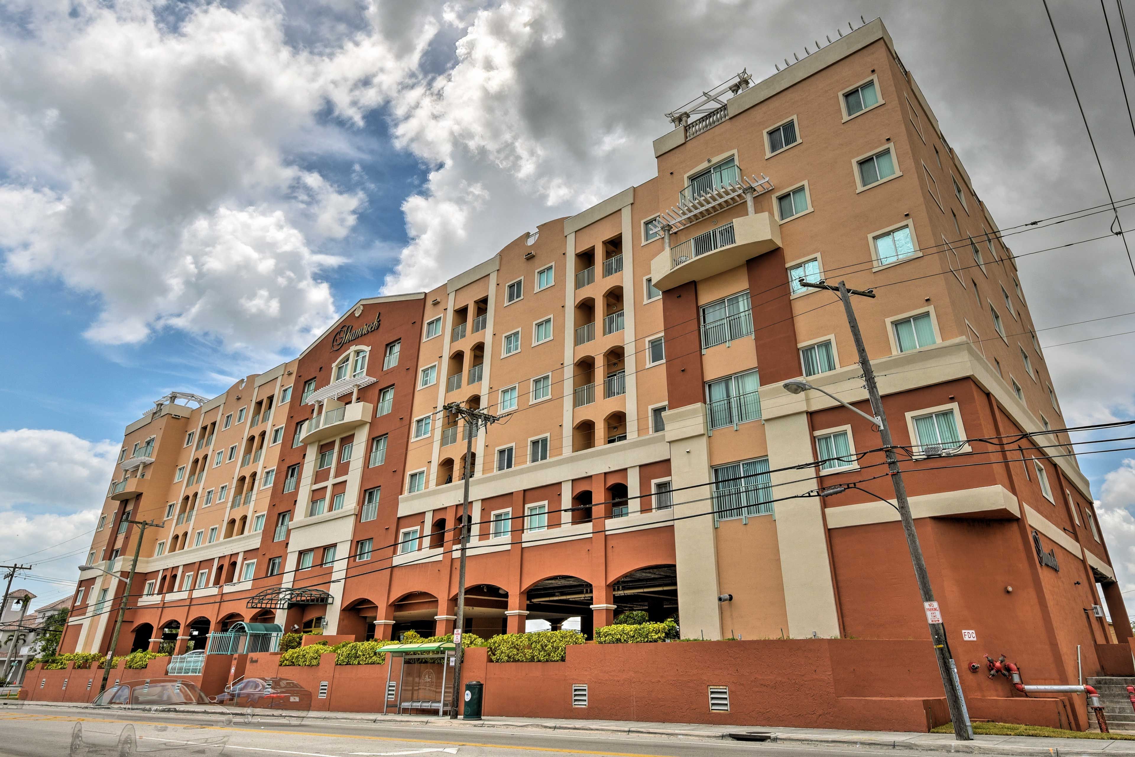 You'll be within walking distance to the Miracle Mile.