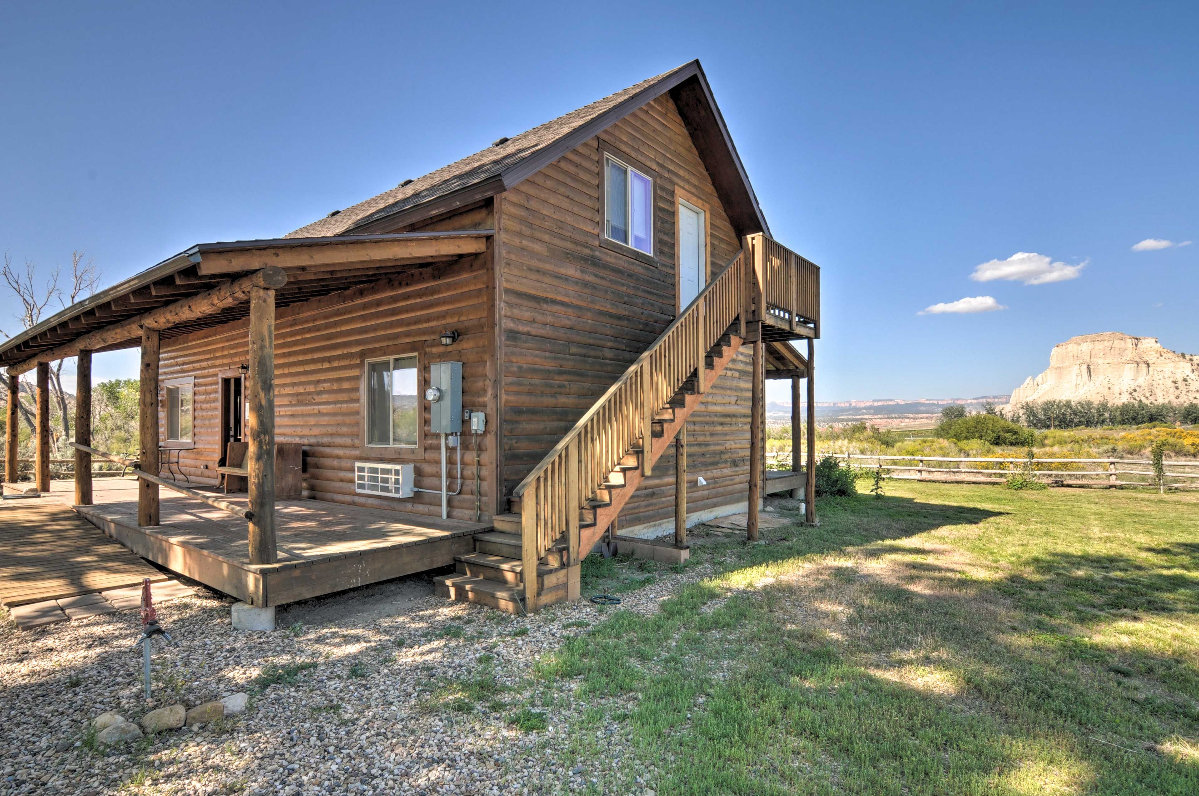 Exterior | Covered Porch w/ Seating | Spacious Yard