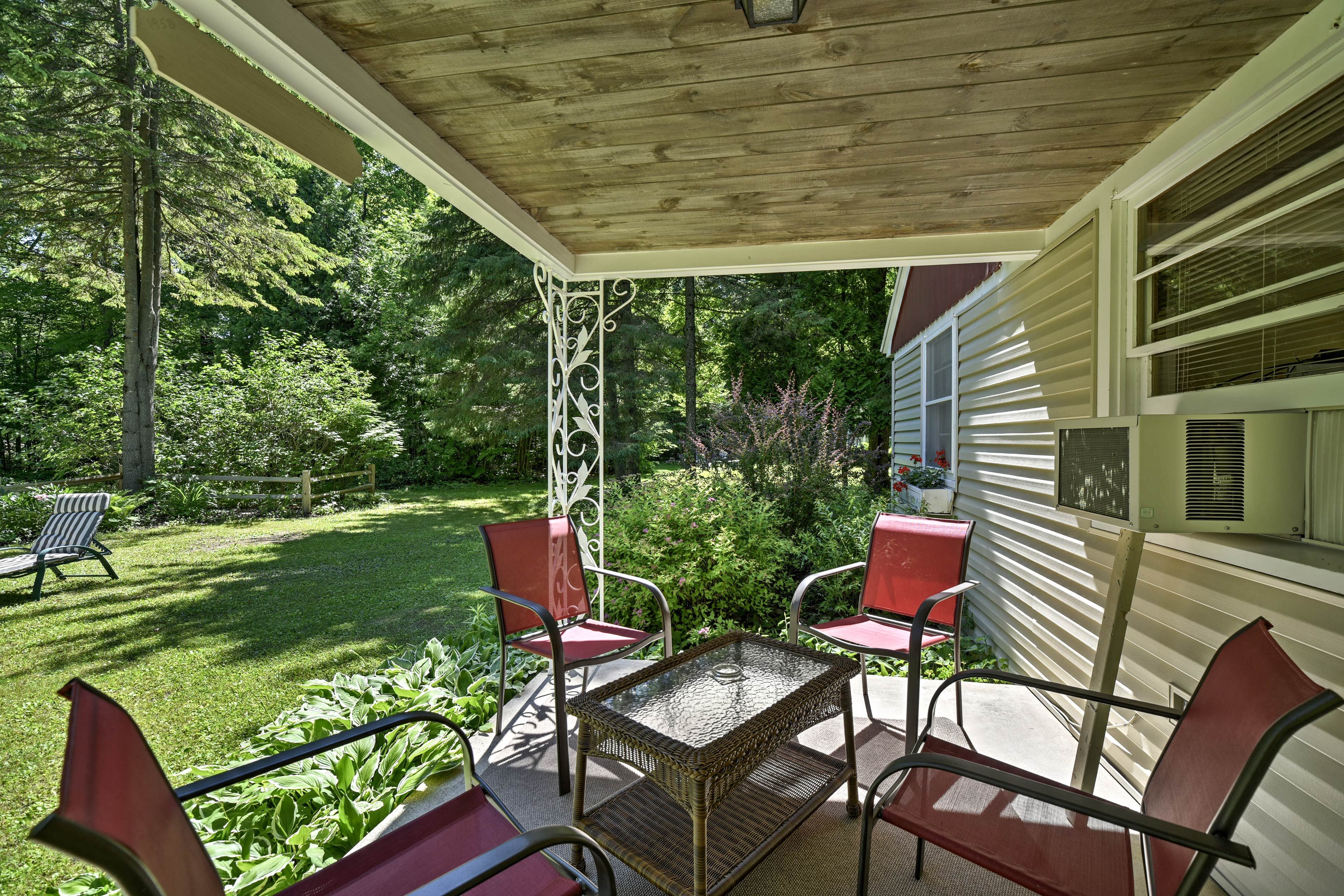 Private Covered Porch