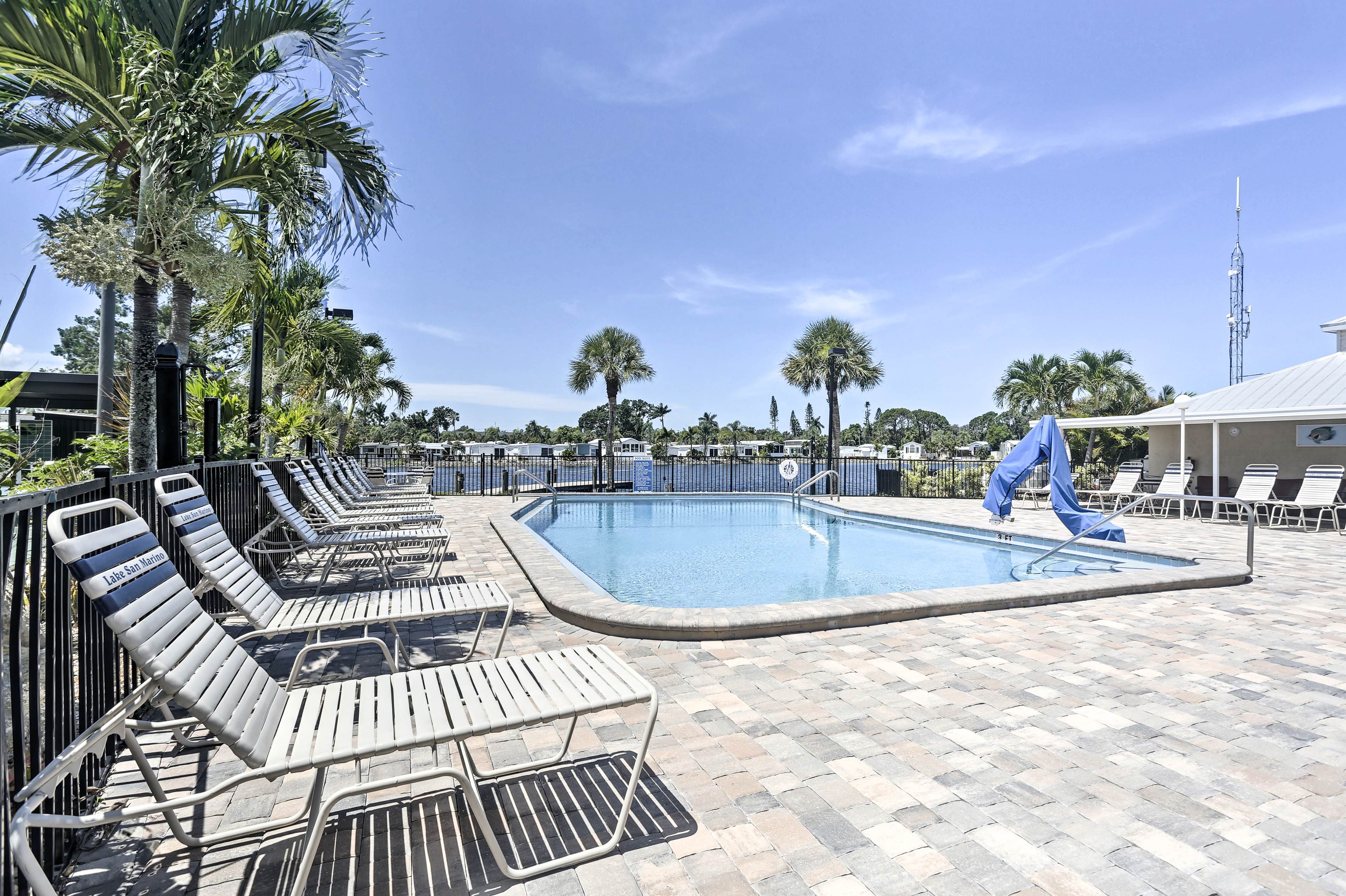 Dive right in or catch some rays from a sun lounger at the community pool!