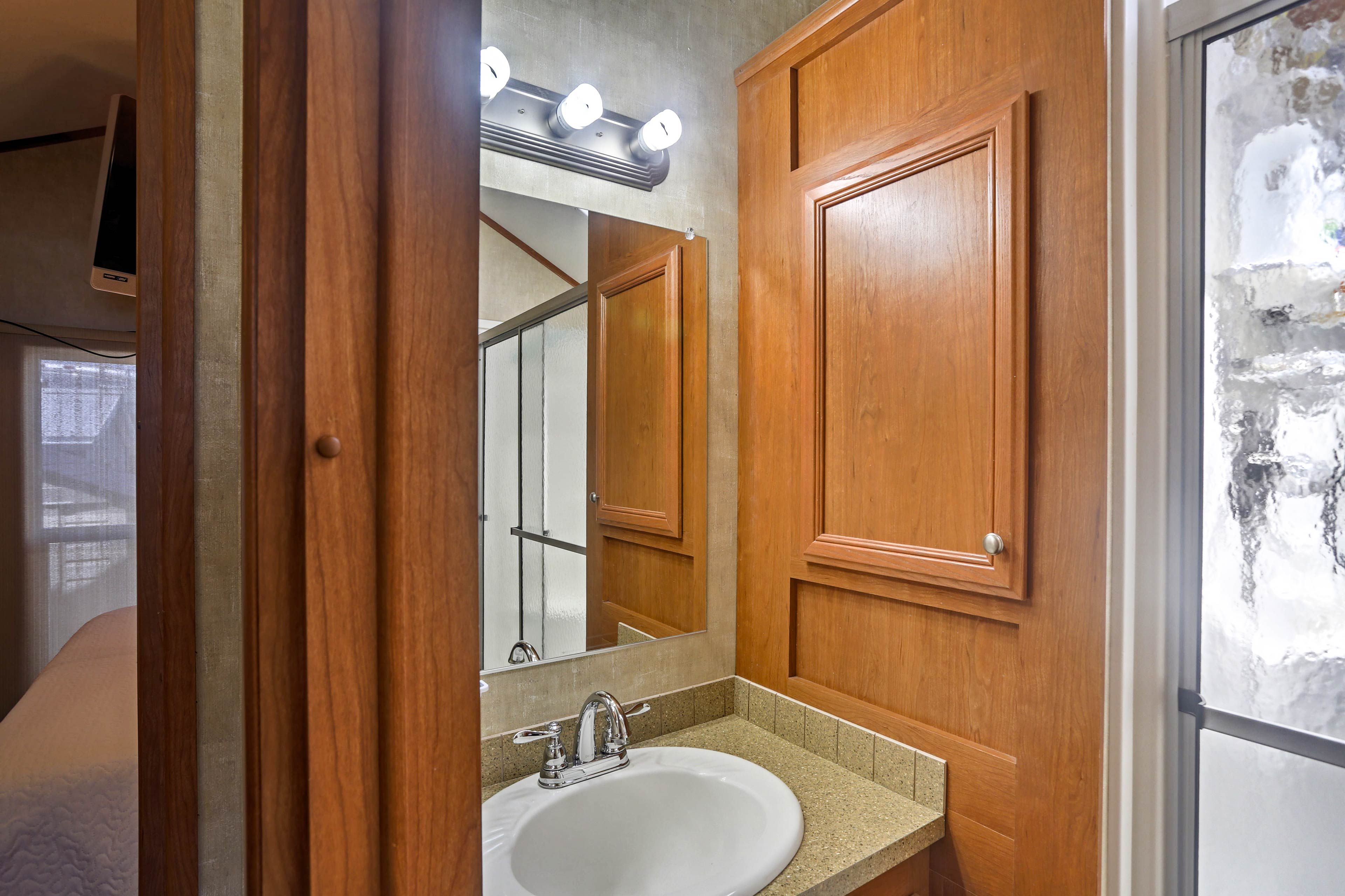 Enjoy your private bathroom!