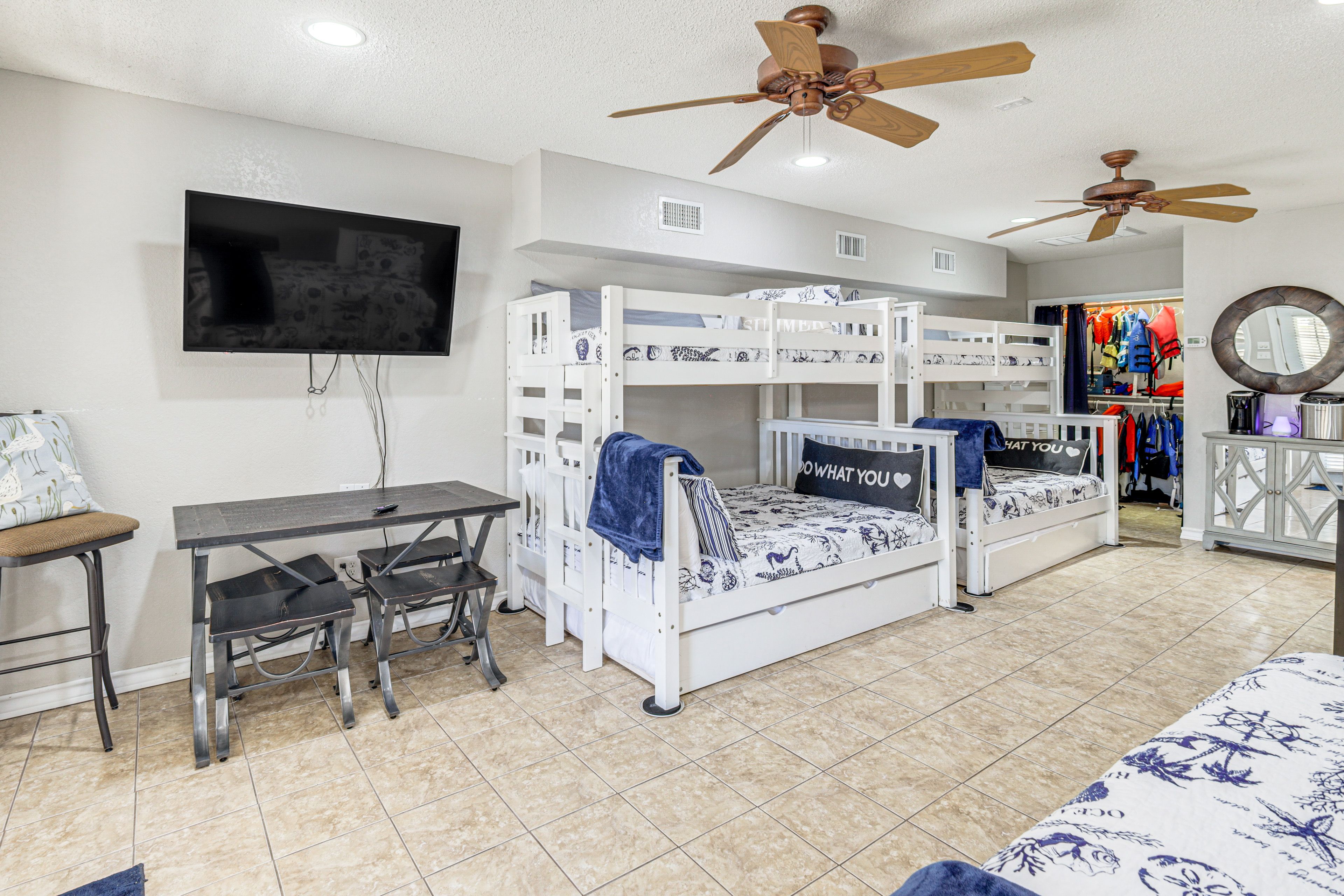 Bedroom 3 | 2 Twin/Full Bunk Beds | Air Hockey/Pool Table | Lower Level