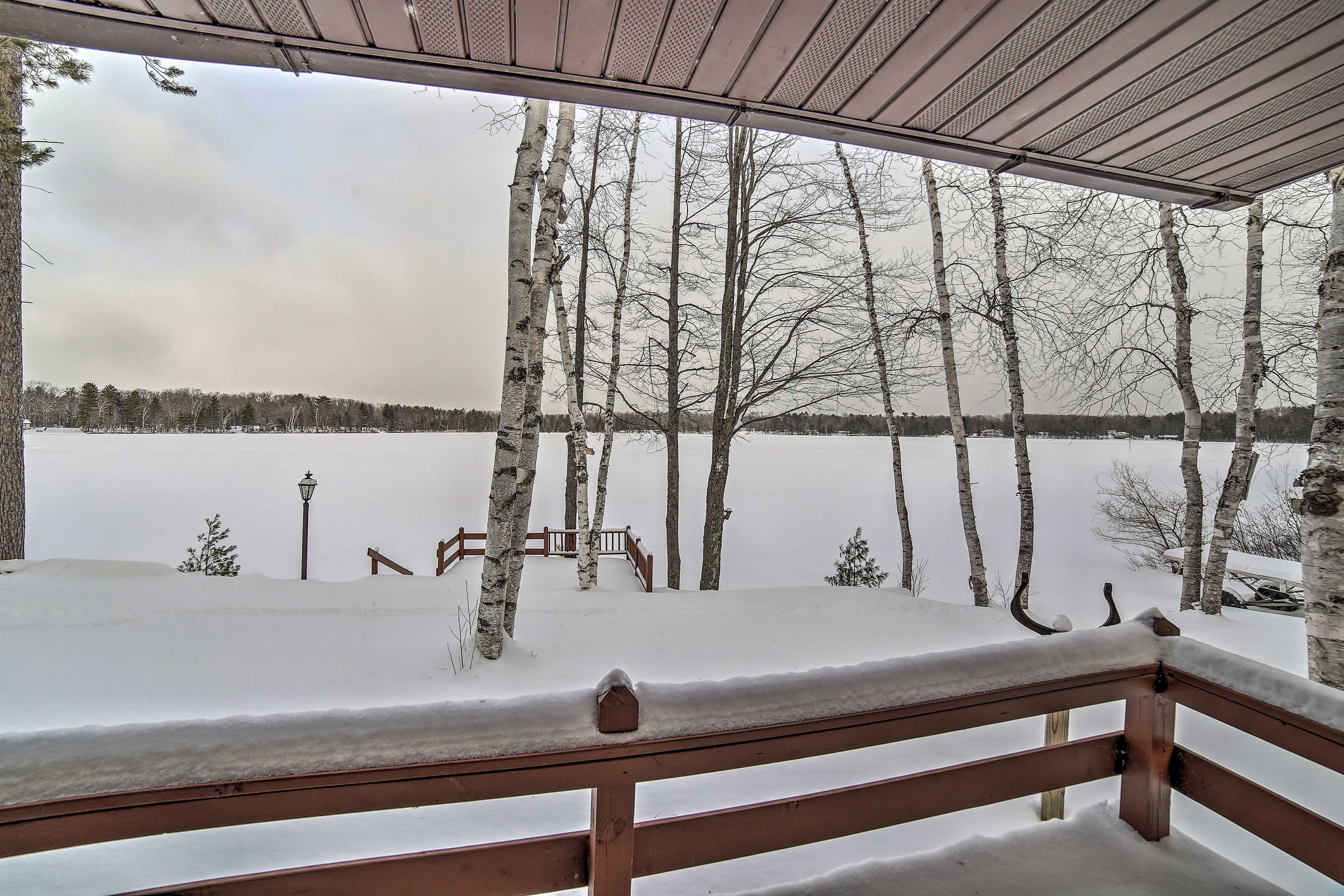Covered Deck | Winter Views