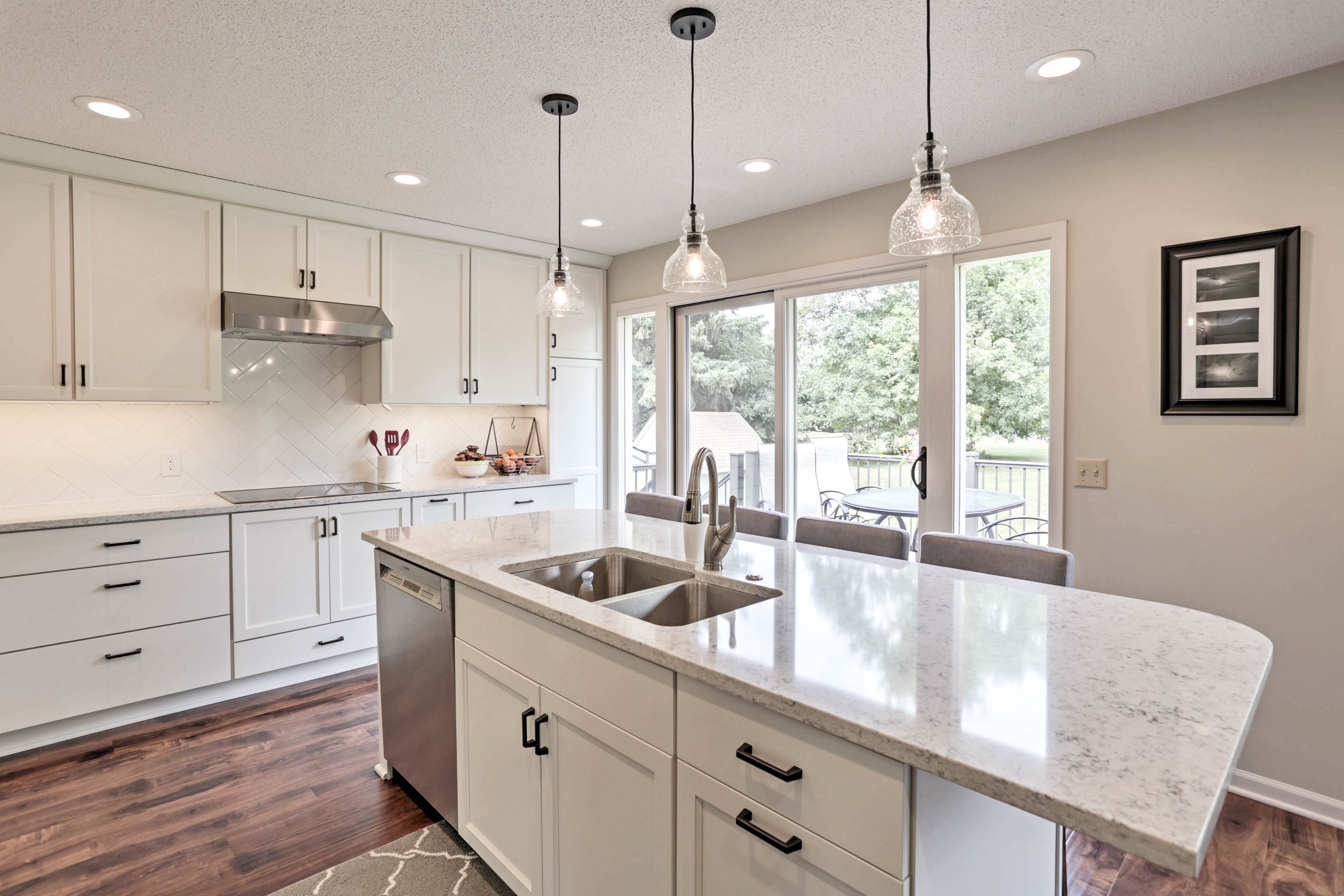 You'll have everything you need including stainless steel appliances.