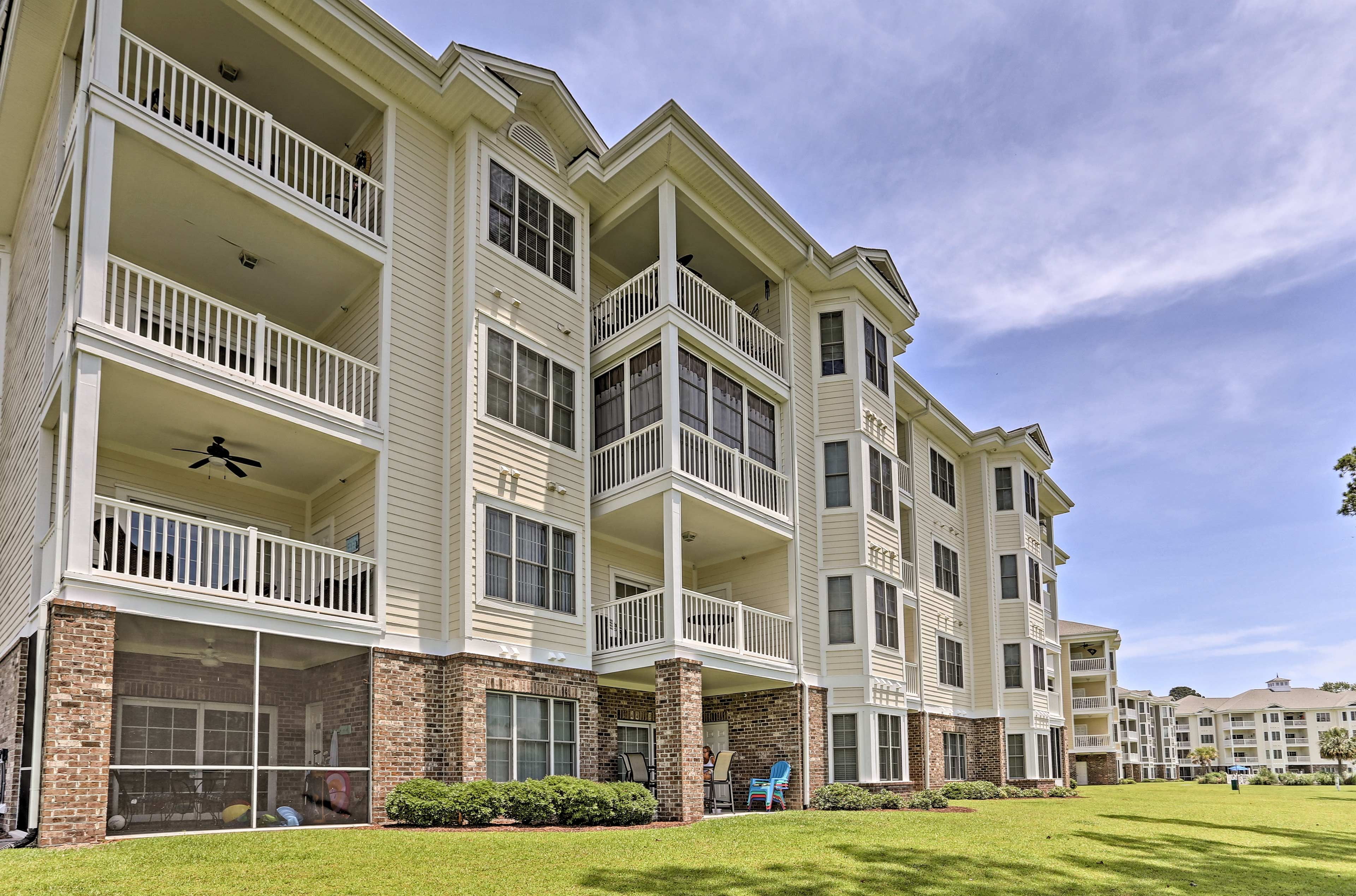 This breezy abode is situated on the second floor.