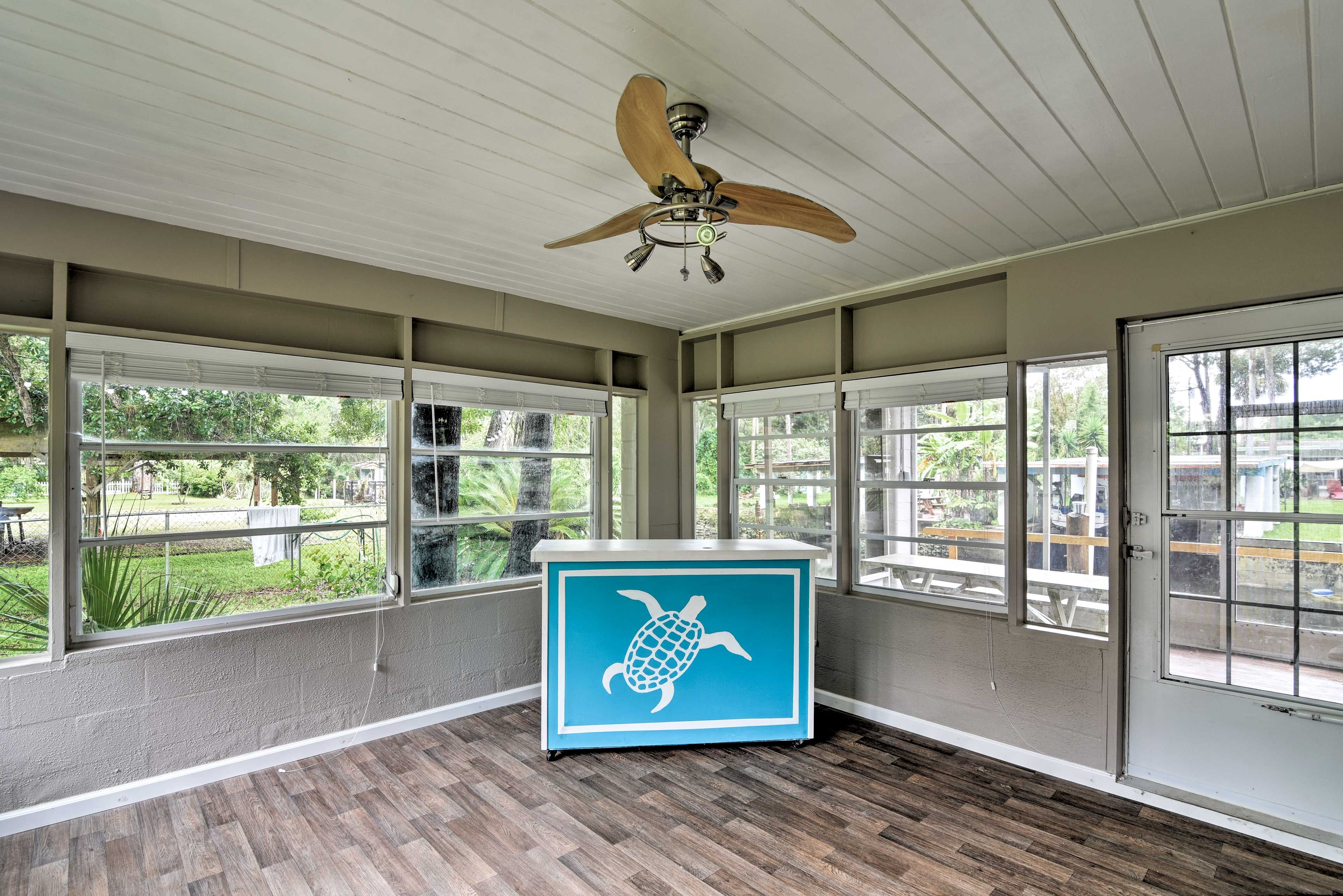 The Florida Room is always a favorite spot to enjoy your morning coffee.