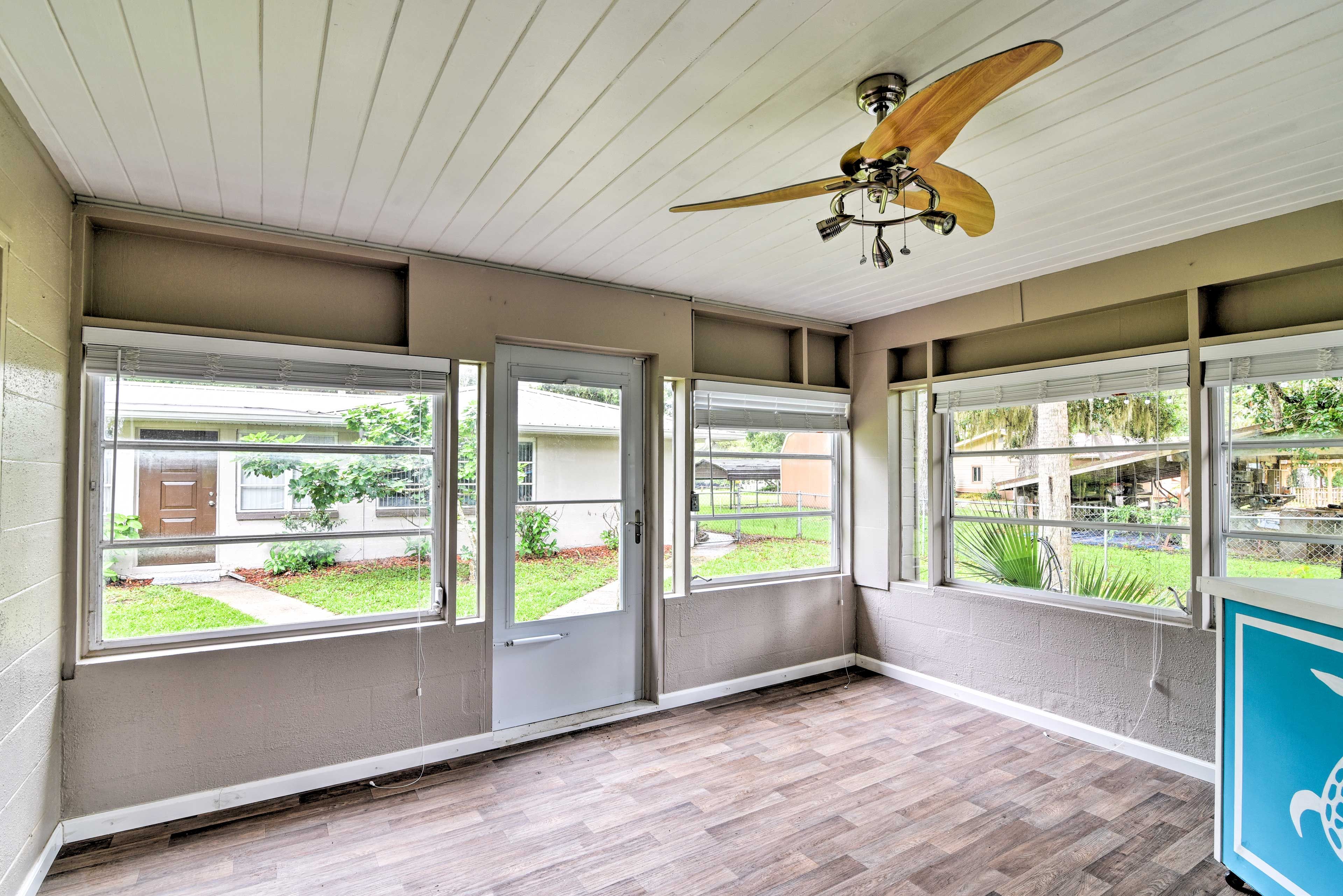 Crack open the door for some fresh air!