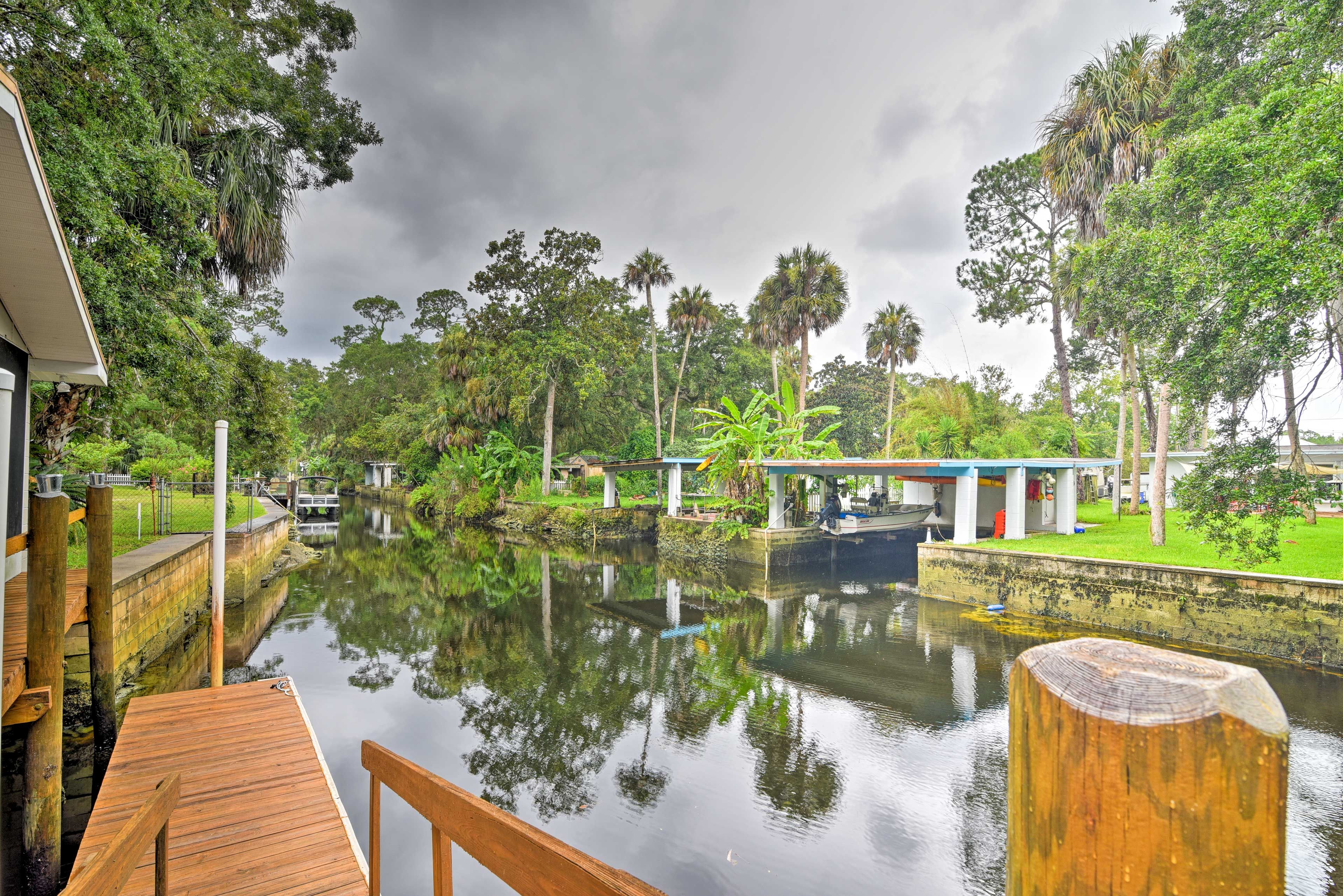 You'll love waking up to this lush environment each morning!