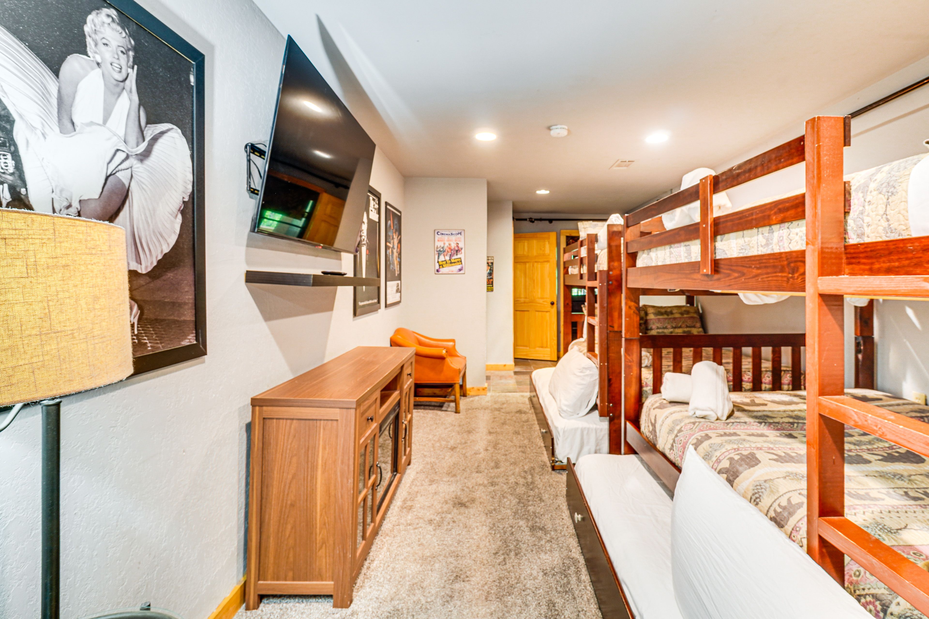 Bedroom 5 | Lower Floor | 2 Full Bunk Beds w/ Twin Trundles