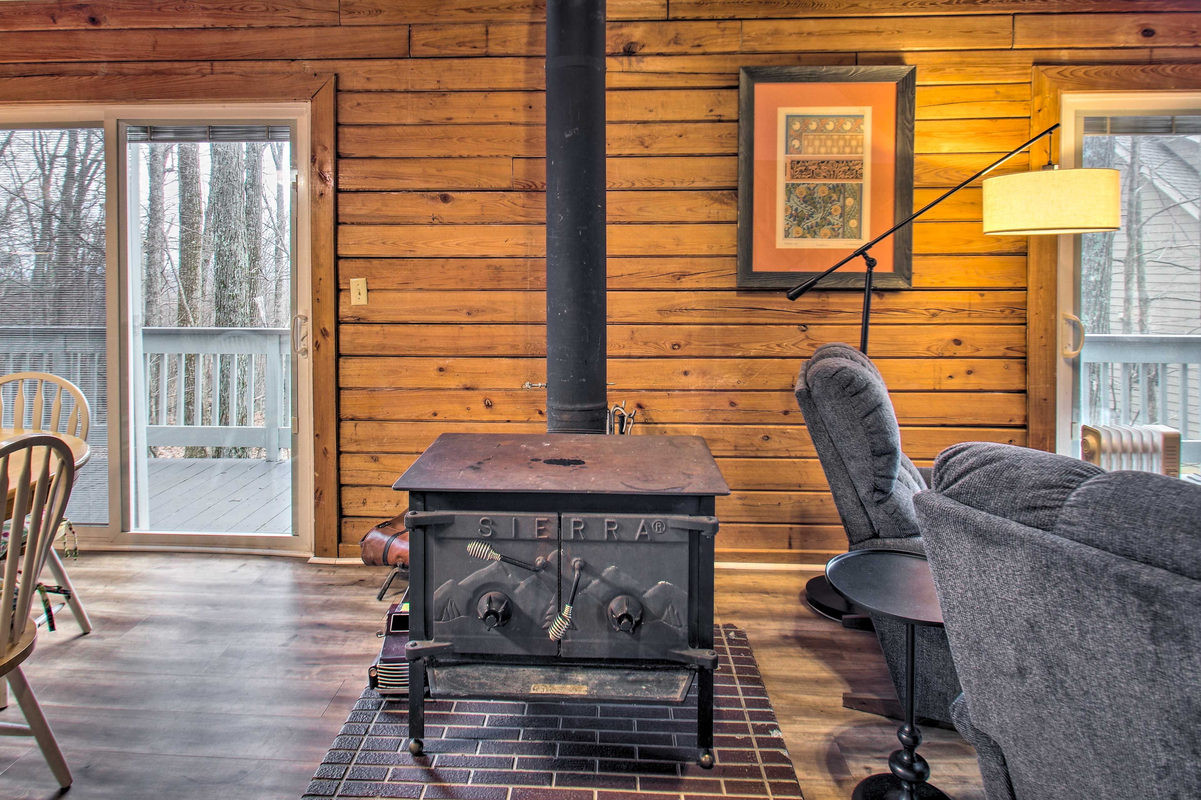 Living Room | Wood-Burning Stove