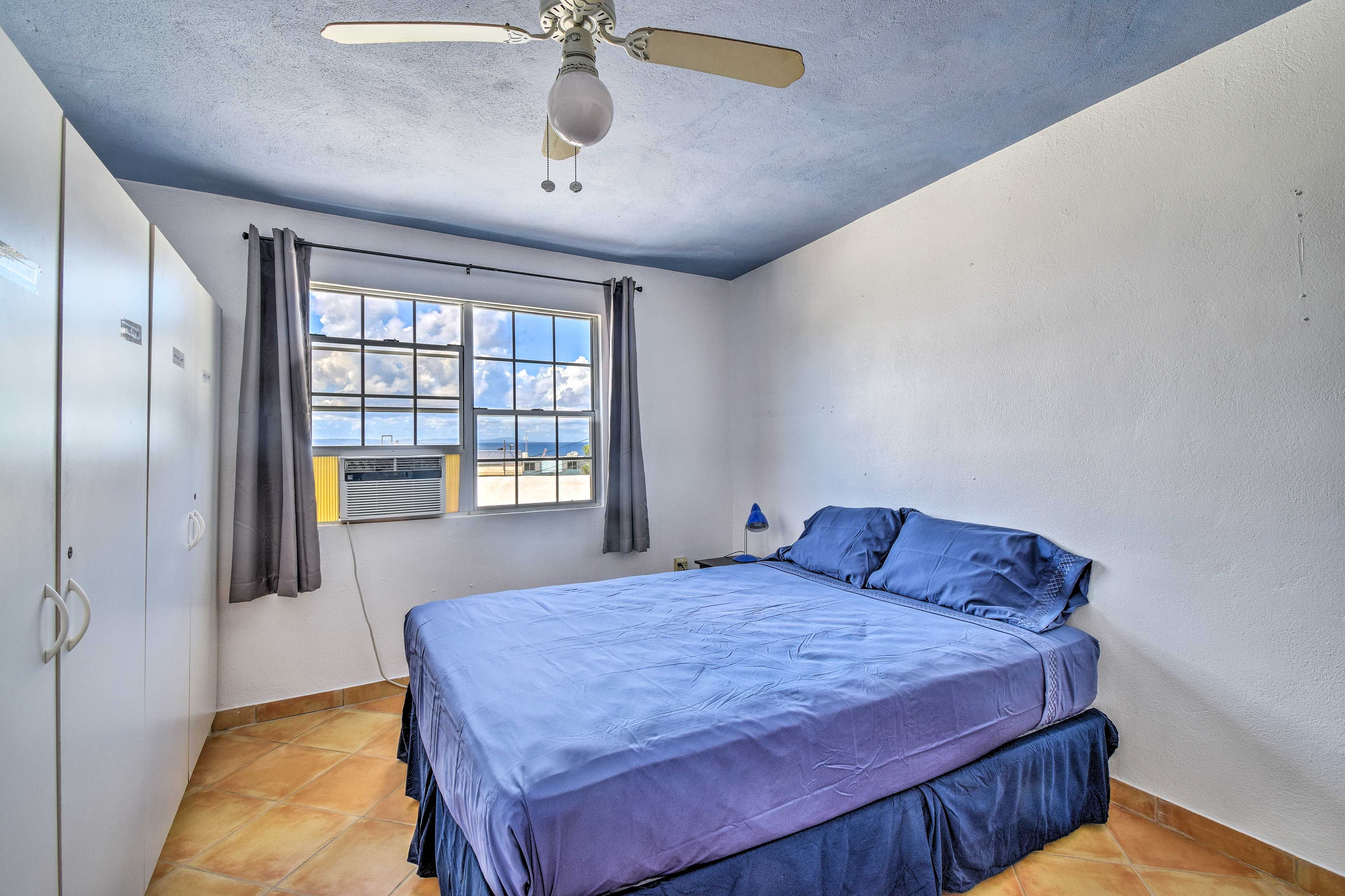 Each bedroom is appointed with a cozy queen bed!