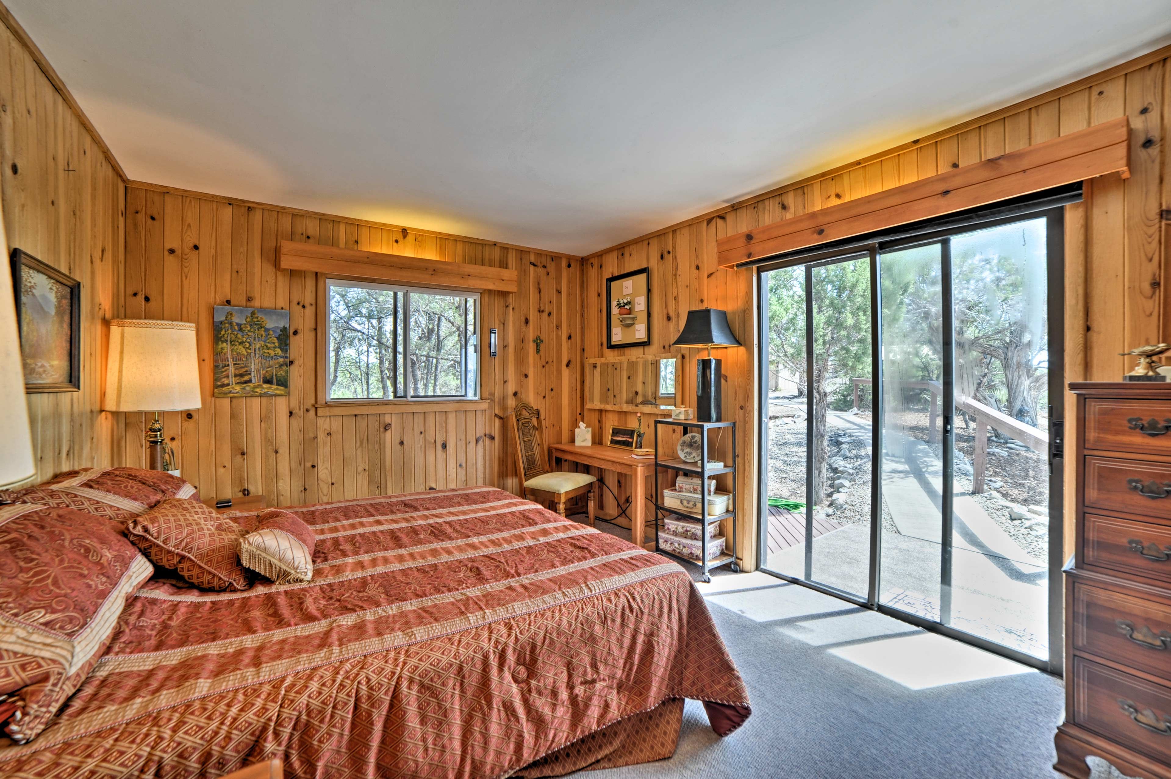 Enjoy private deck access from the primary bedroom.