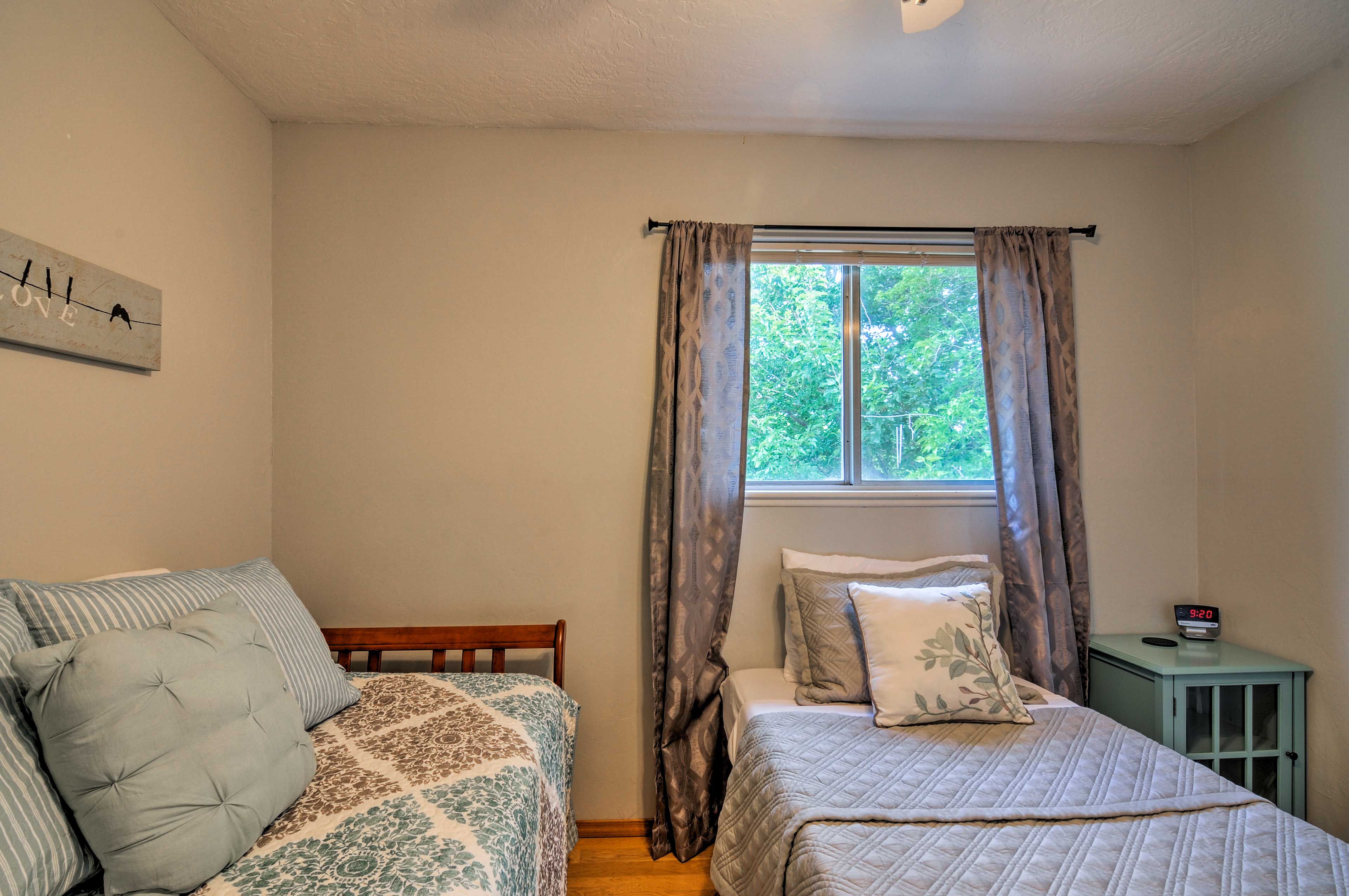 Plush pillows and soft sheets make for rejuvenating sleep every night.