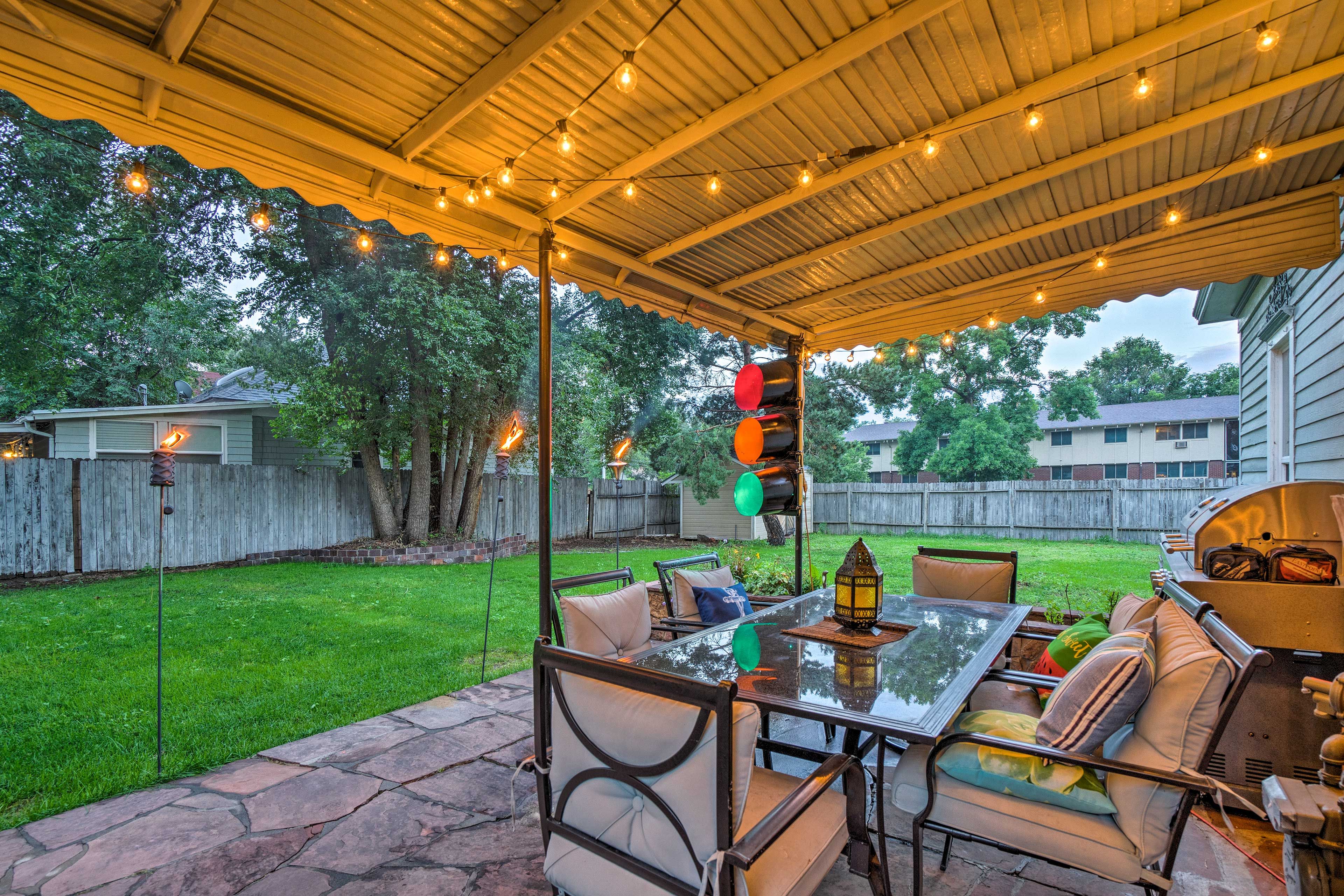 Enjoy an elegant dining experience al fresco!