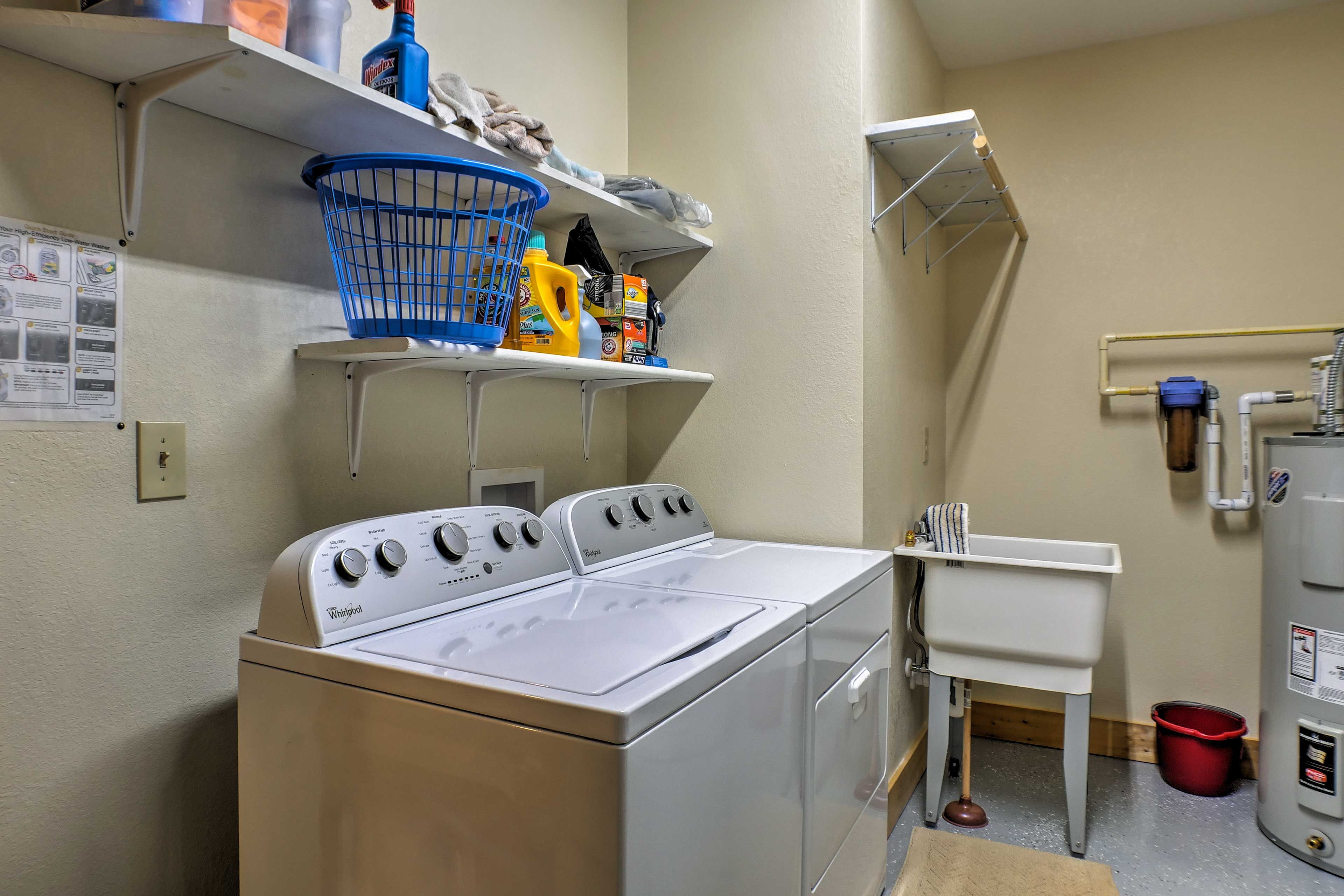 Laundry Room | Lower Level | Iron + Board