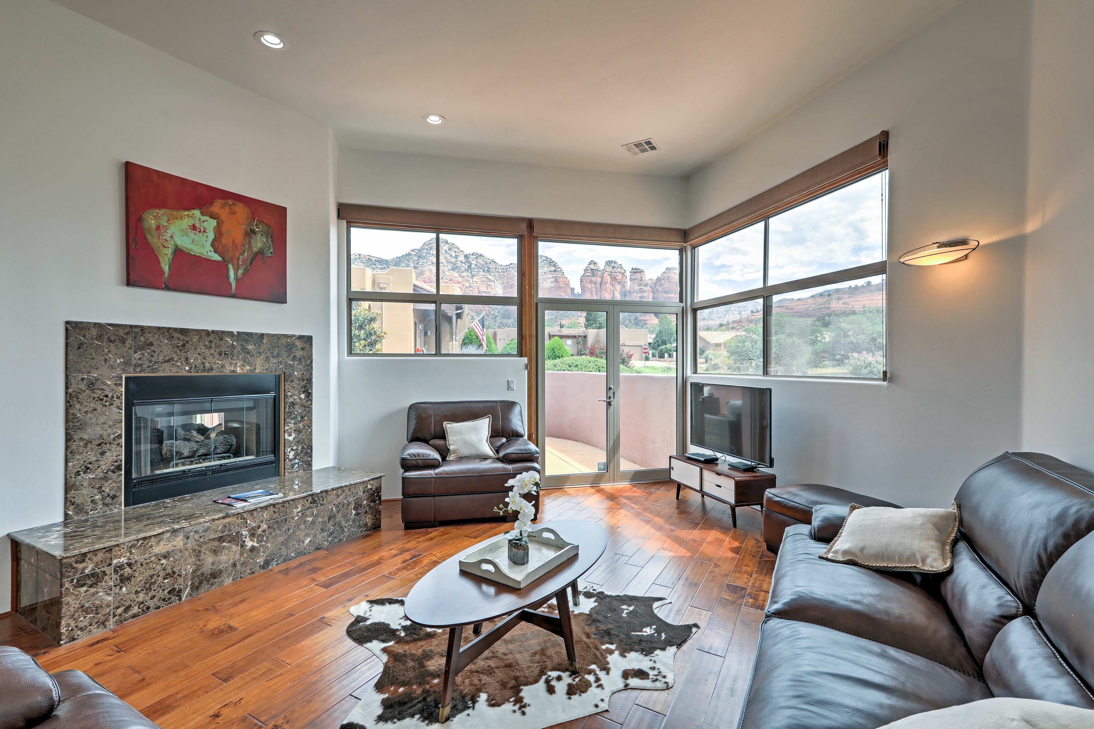 Book this beautifully furnished vacation rental for your next stay in  Sedona!