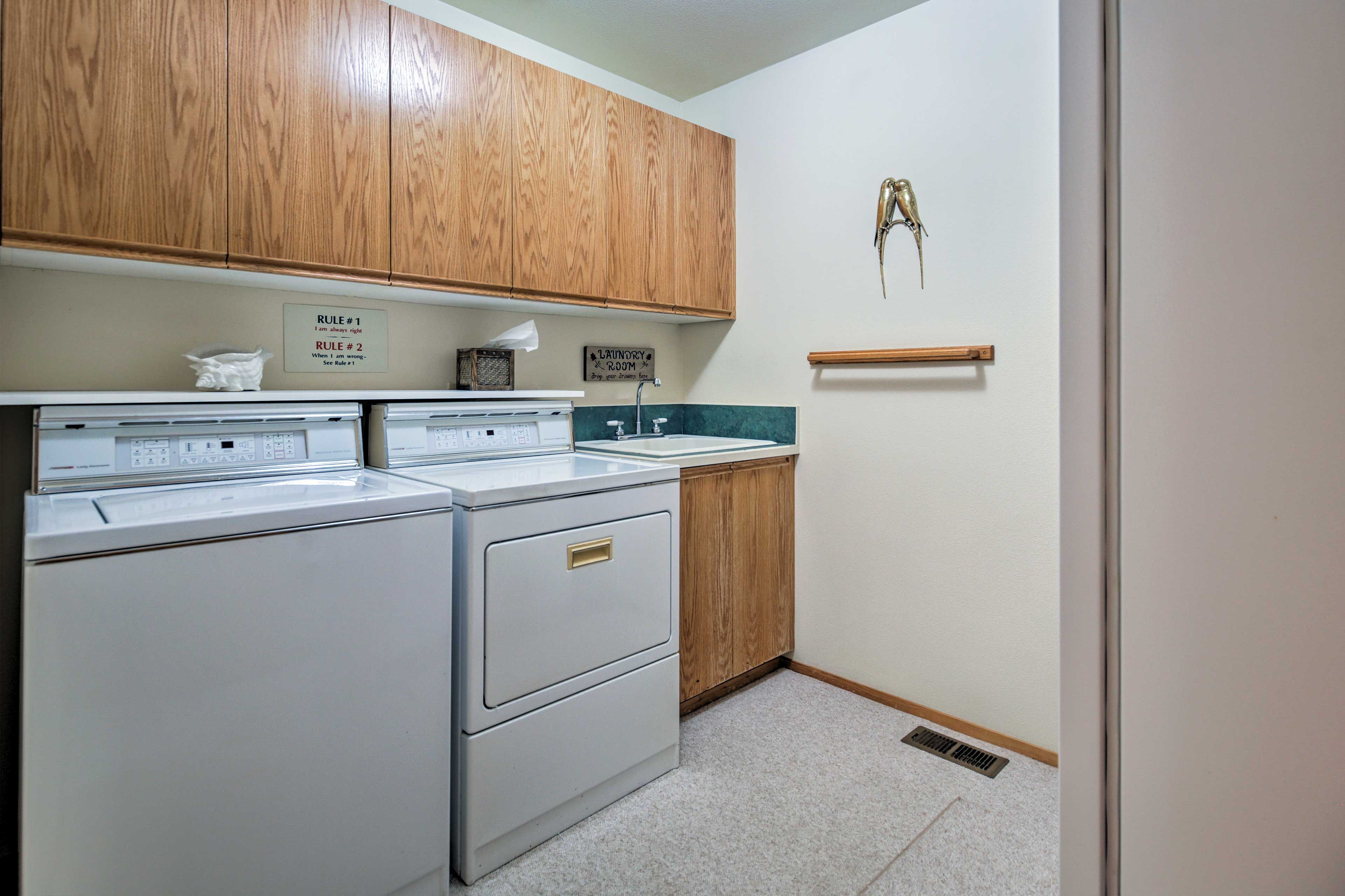 Laundry Room | Lower Level | Washer & Dryer
