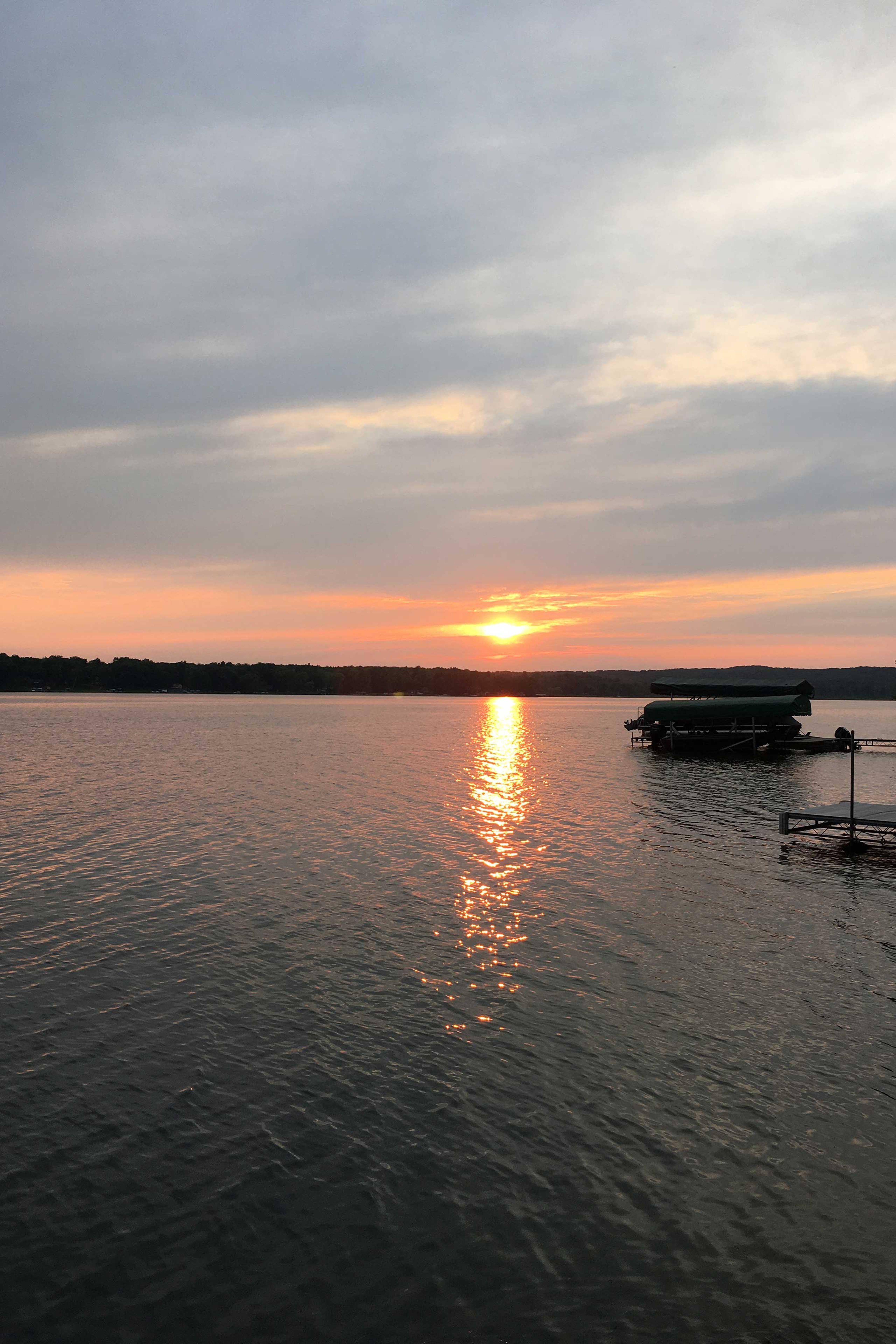 Sunsets on Bone Lake