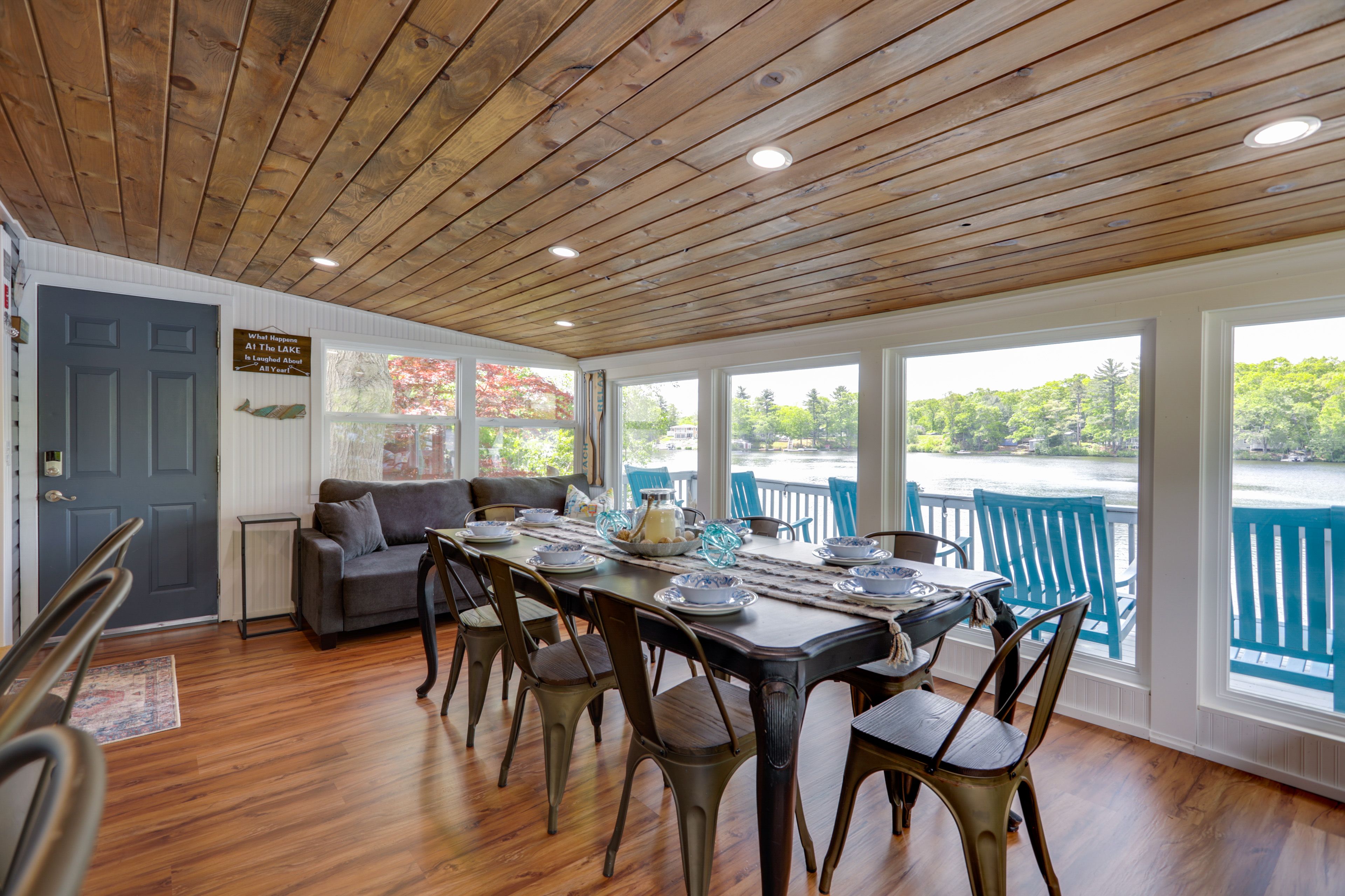Dining Area | Lake Views | Main Level