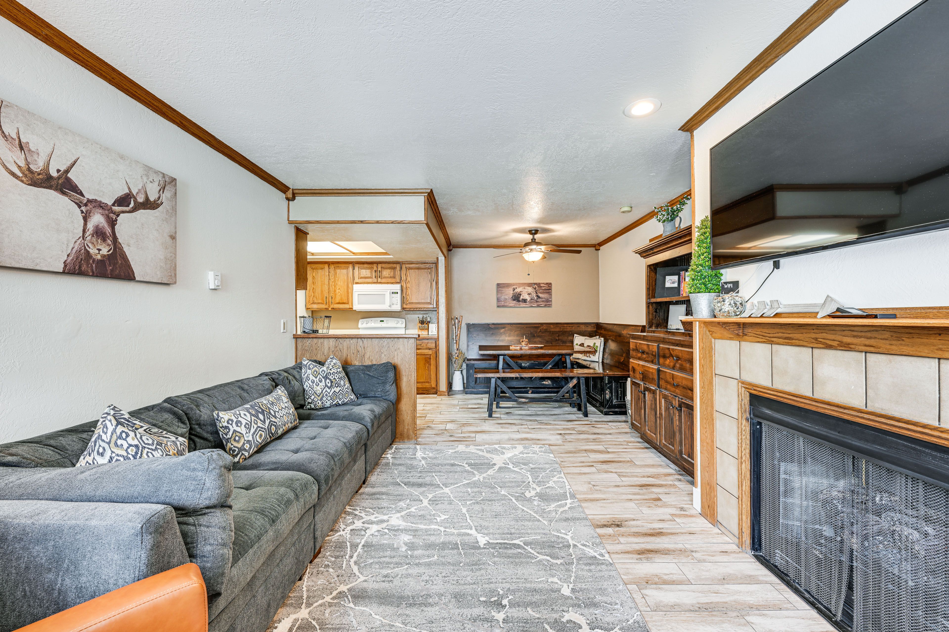 Brian Head Vacation Rental | 2BR | 2BA | Stairs Required | 900 Sq Ft