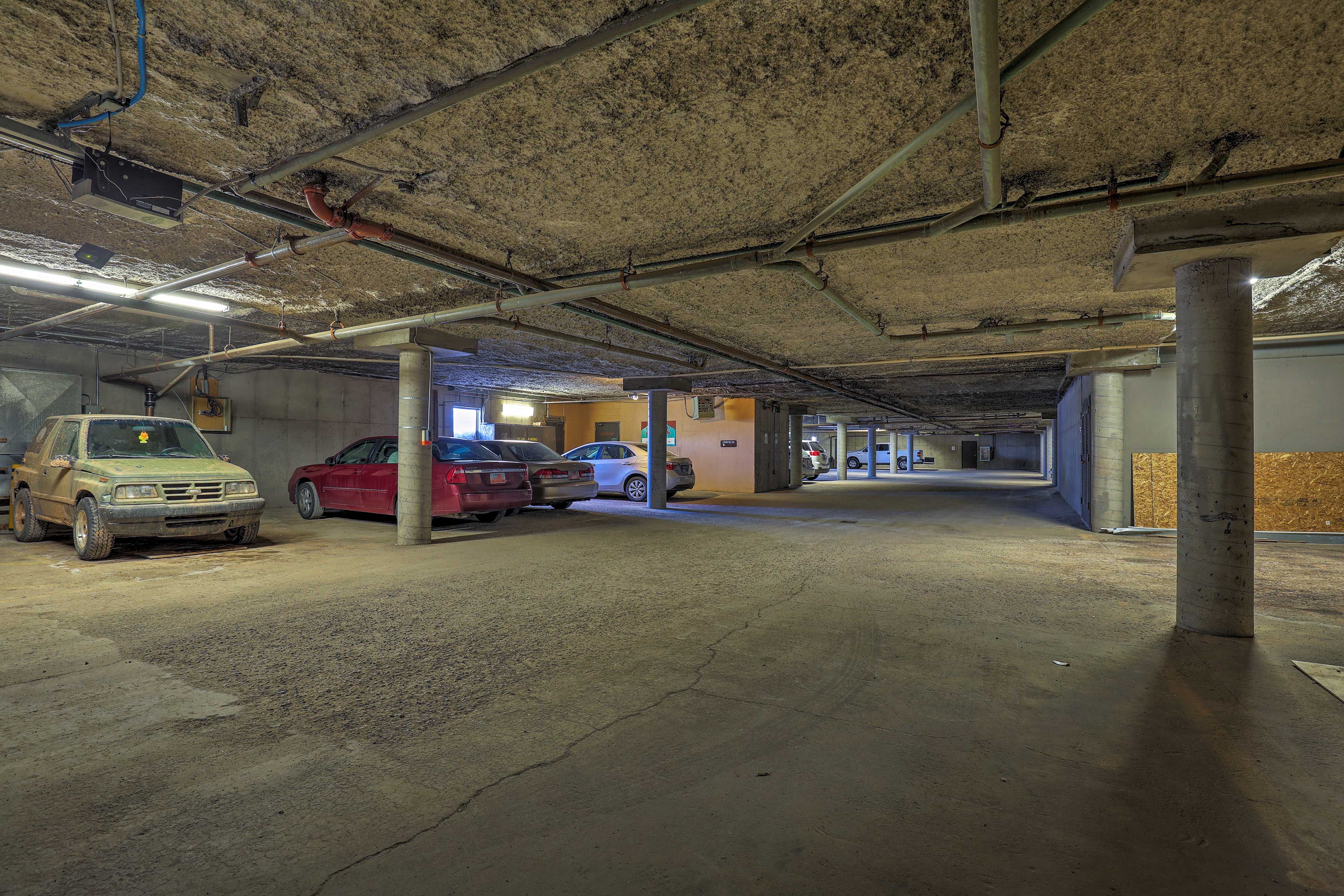 Parking | Ample Parking in Heated Parking Garage