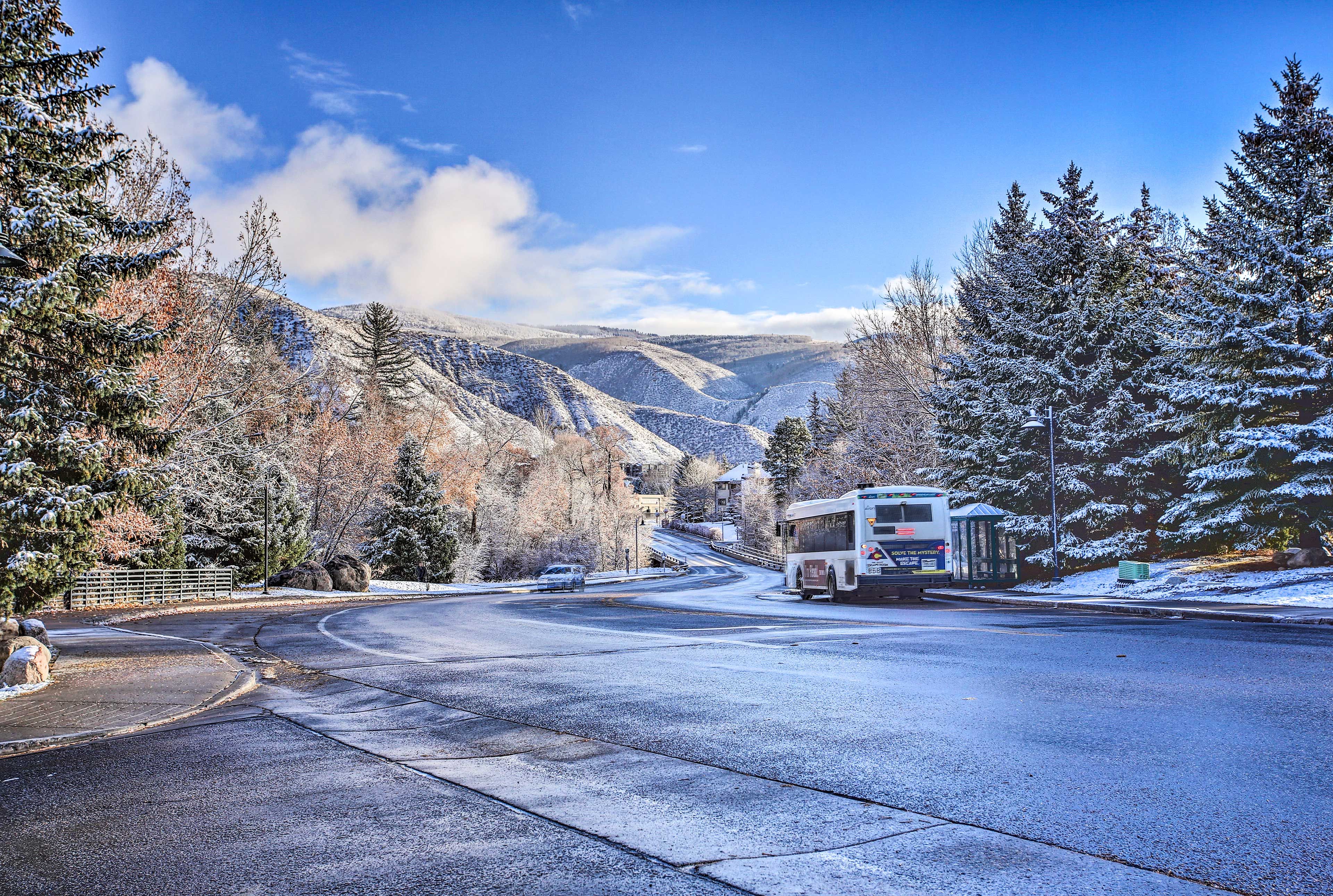 All the outdoor adventure lies just minutes from this central condo.