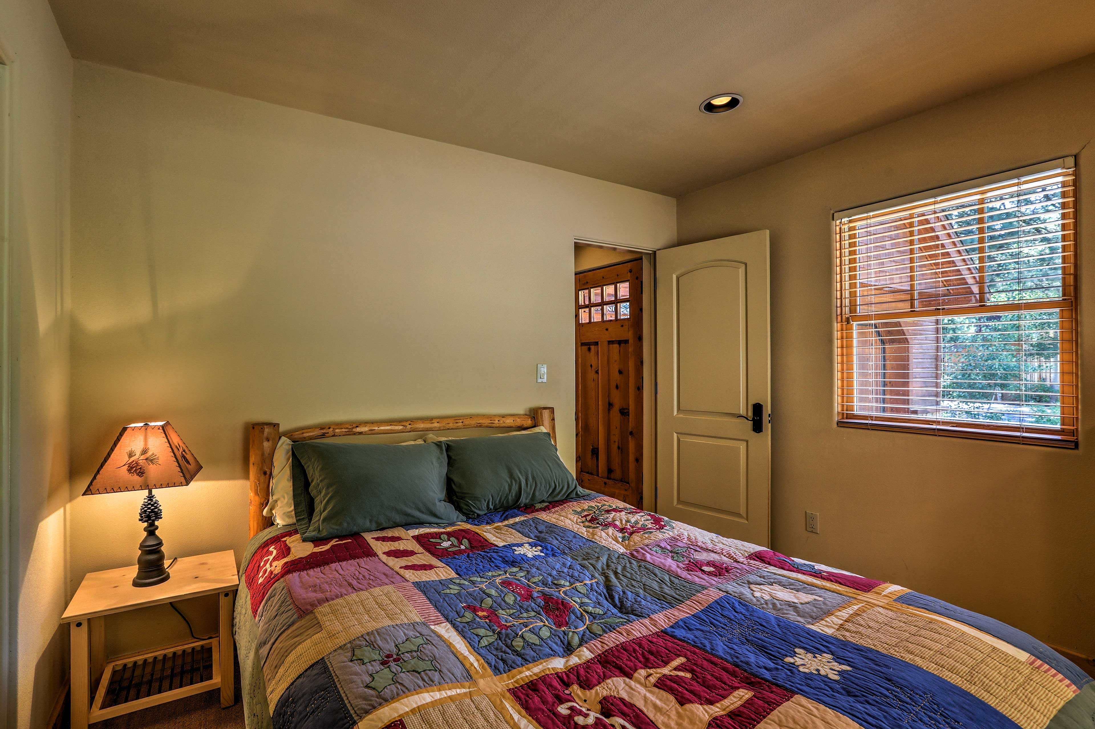 Leave the bedside lamp on to read until you're ready to shut your eyes.