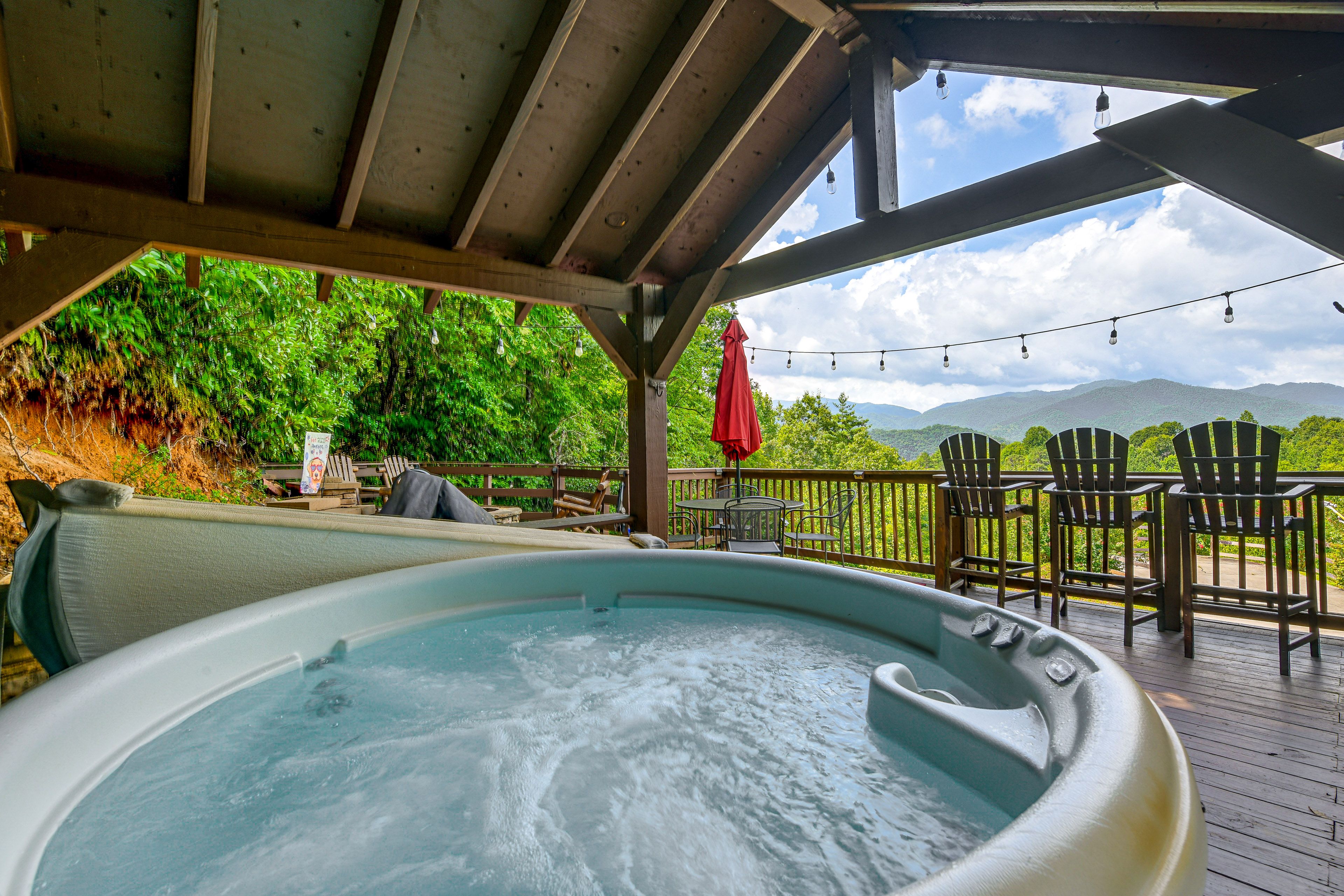 Deck | Mountain Views | Hot Tub