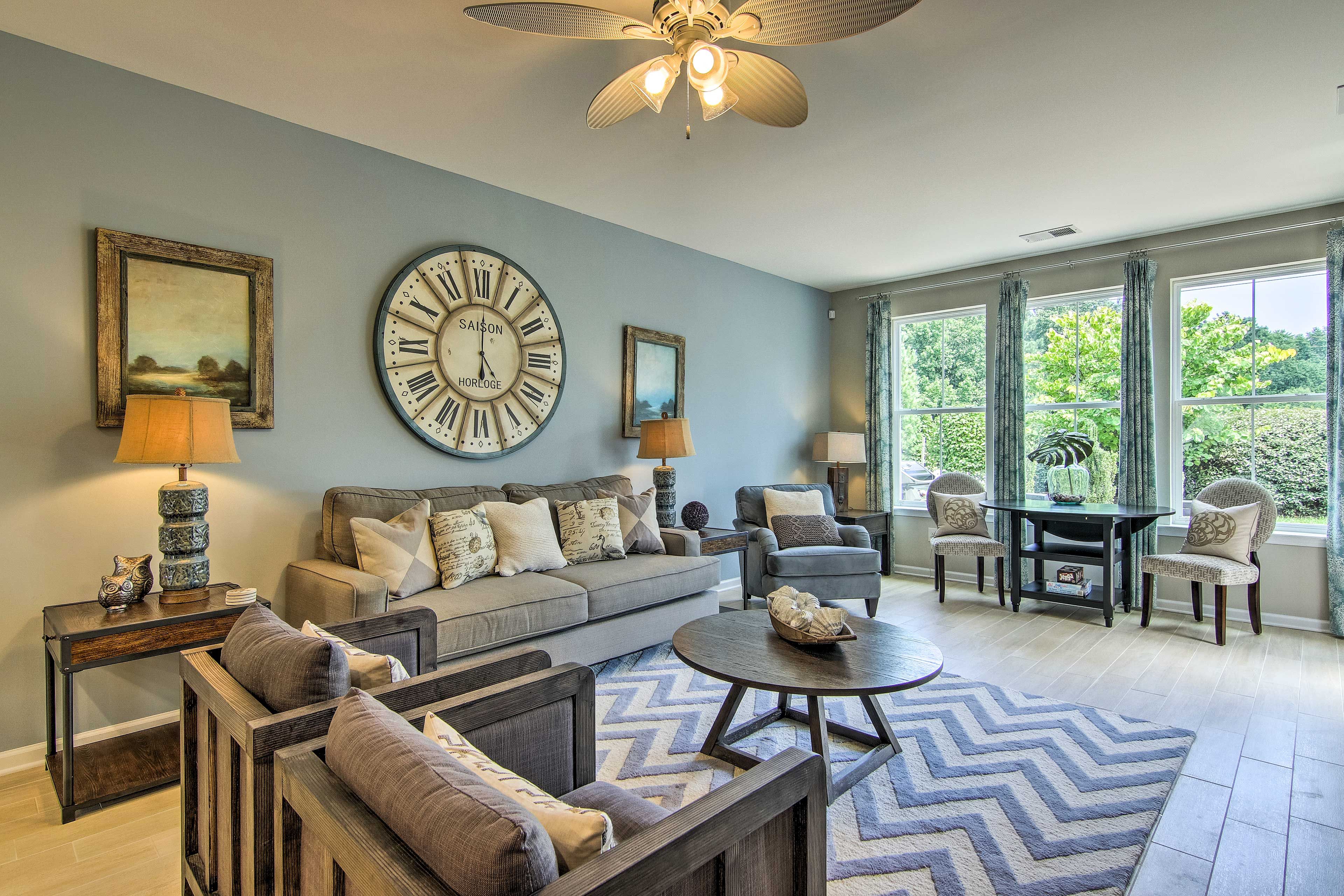 Millville Vacation Rental | 3BR | 2BA | 2 Stories | Stairs Required