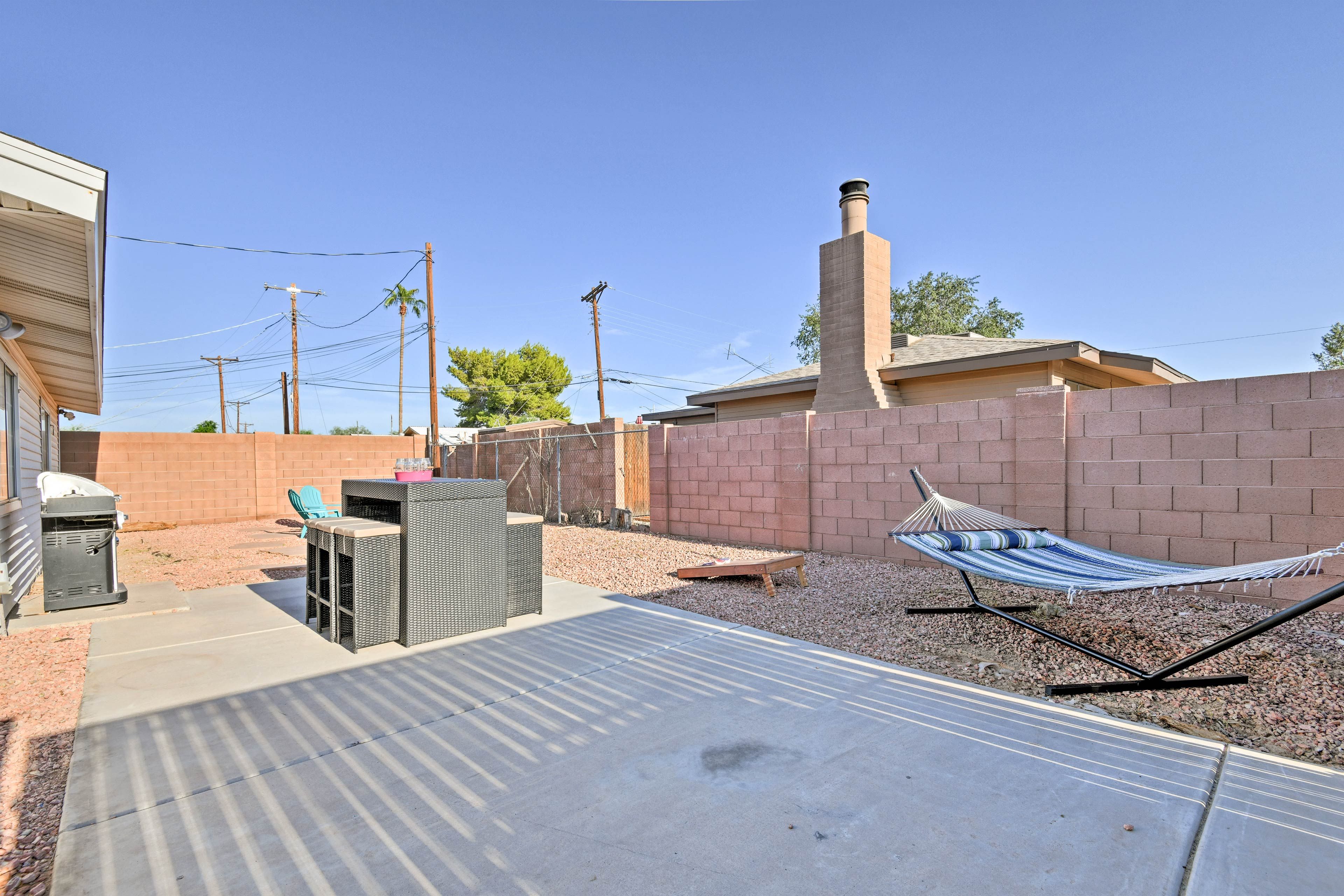Spend countless hours lounging in your private, fenced back patio space.