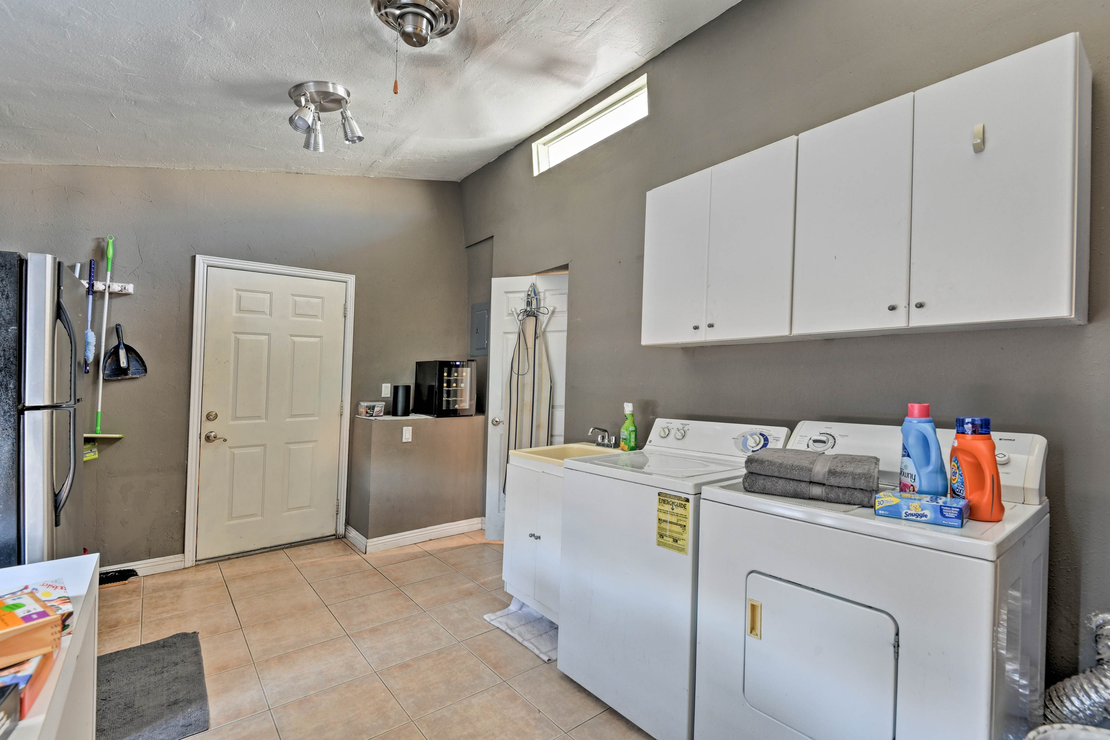 This full laundry room adds convenience to your stay.