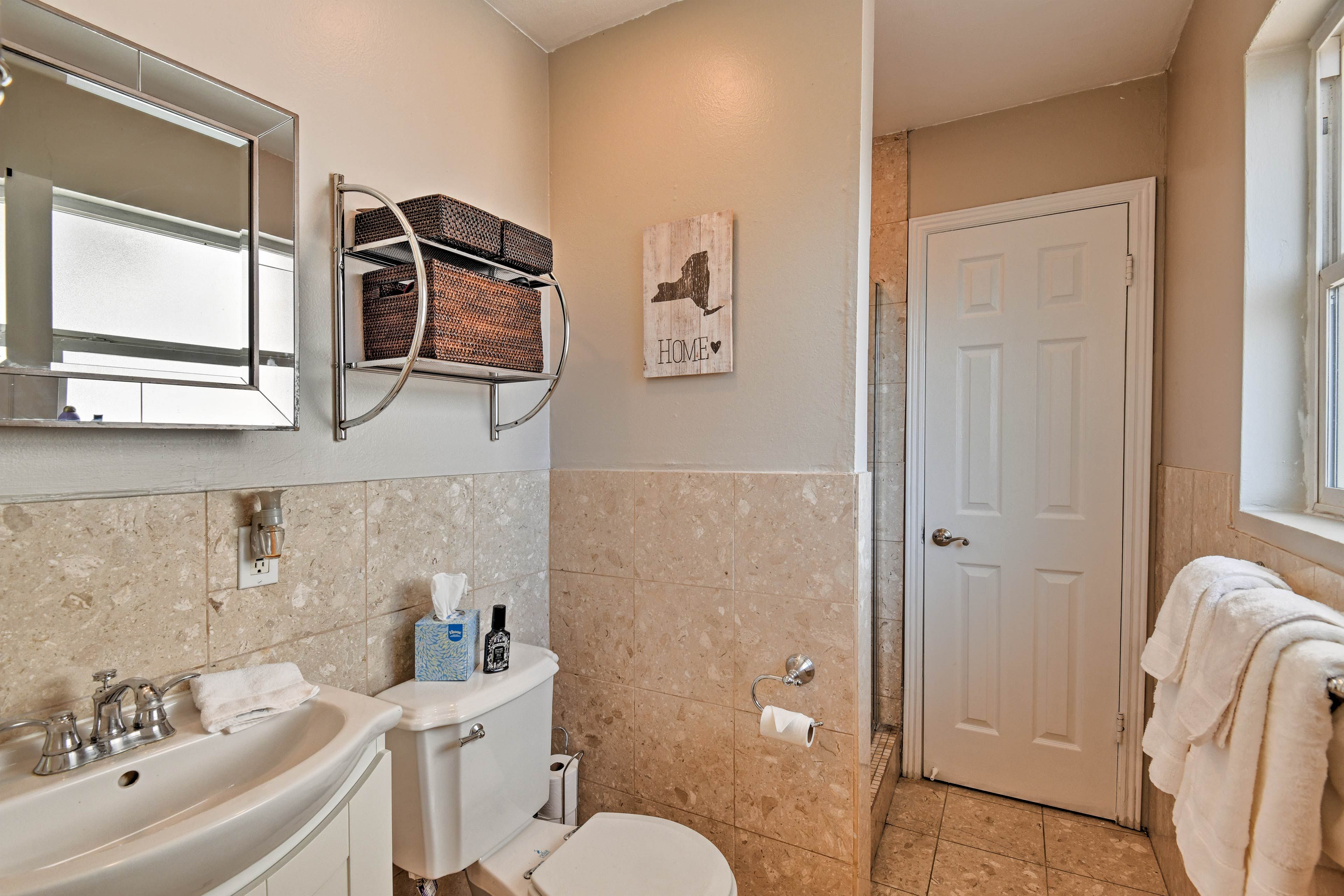 Wake up and wash off to prepare for each adventure.